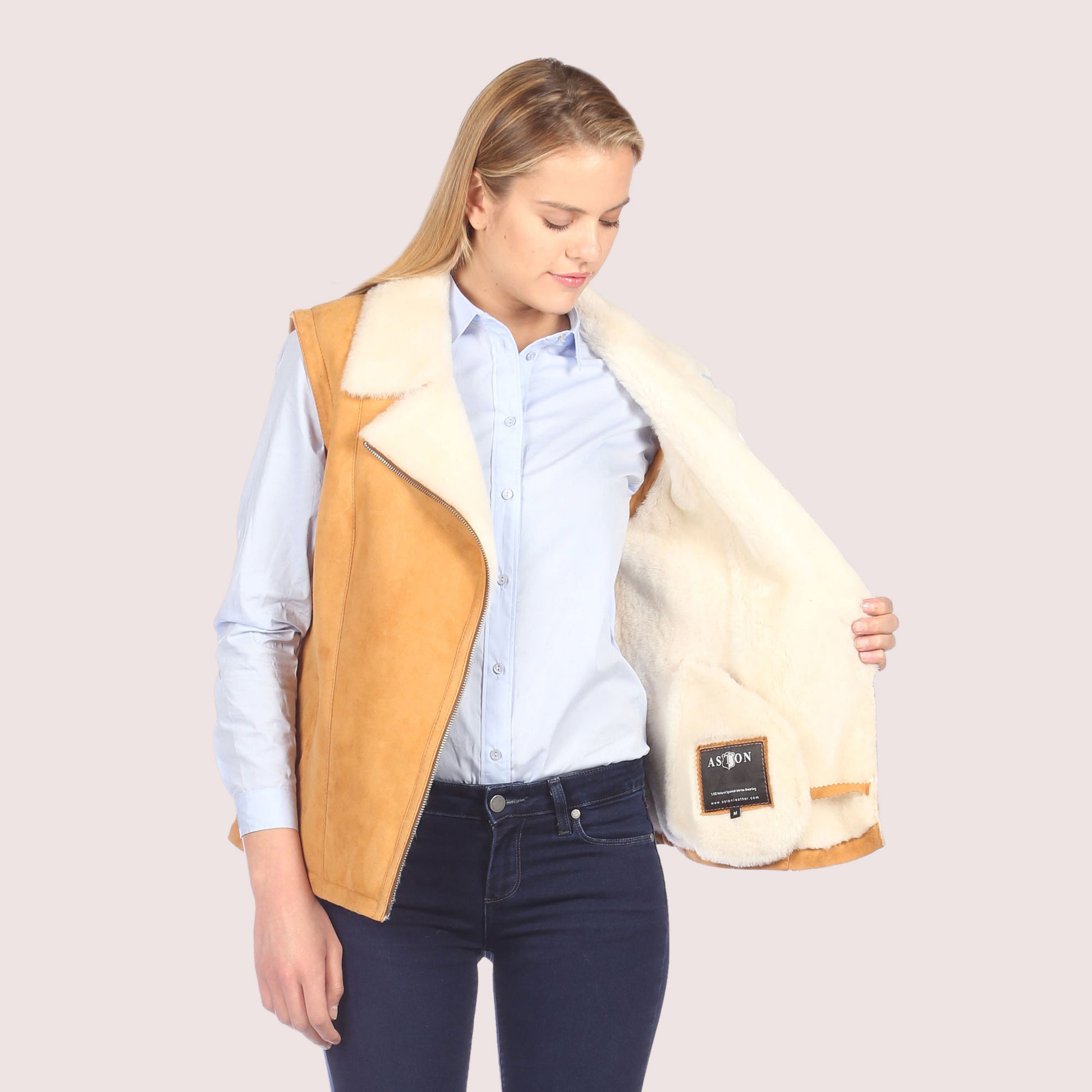 Acacia Shearling Vest