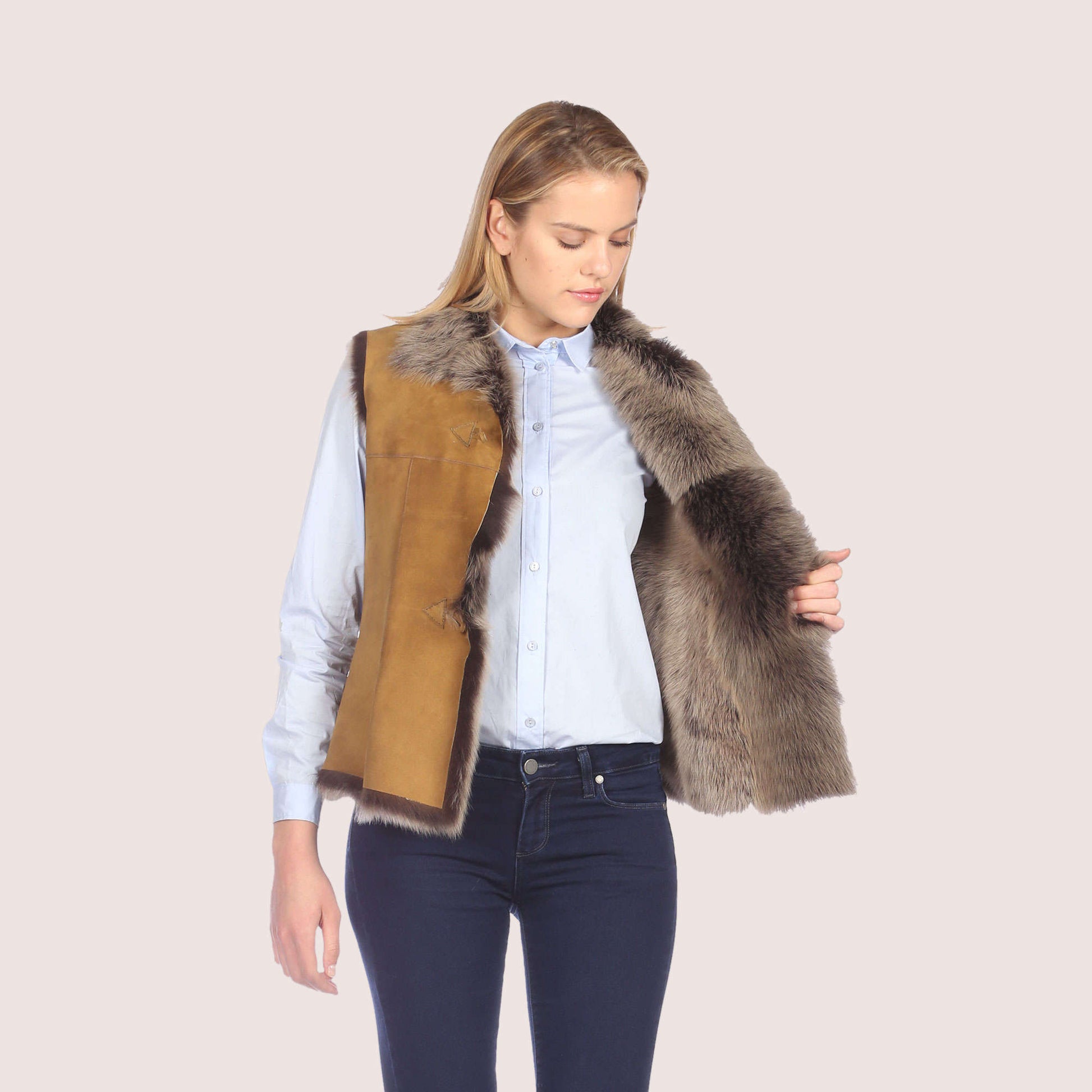 Georgia Toscana Shearling Vest
