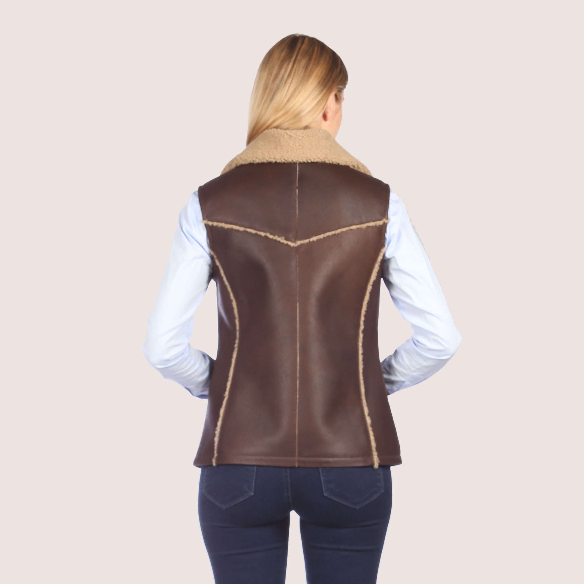 Eve Shearling Vest