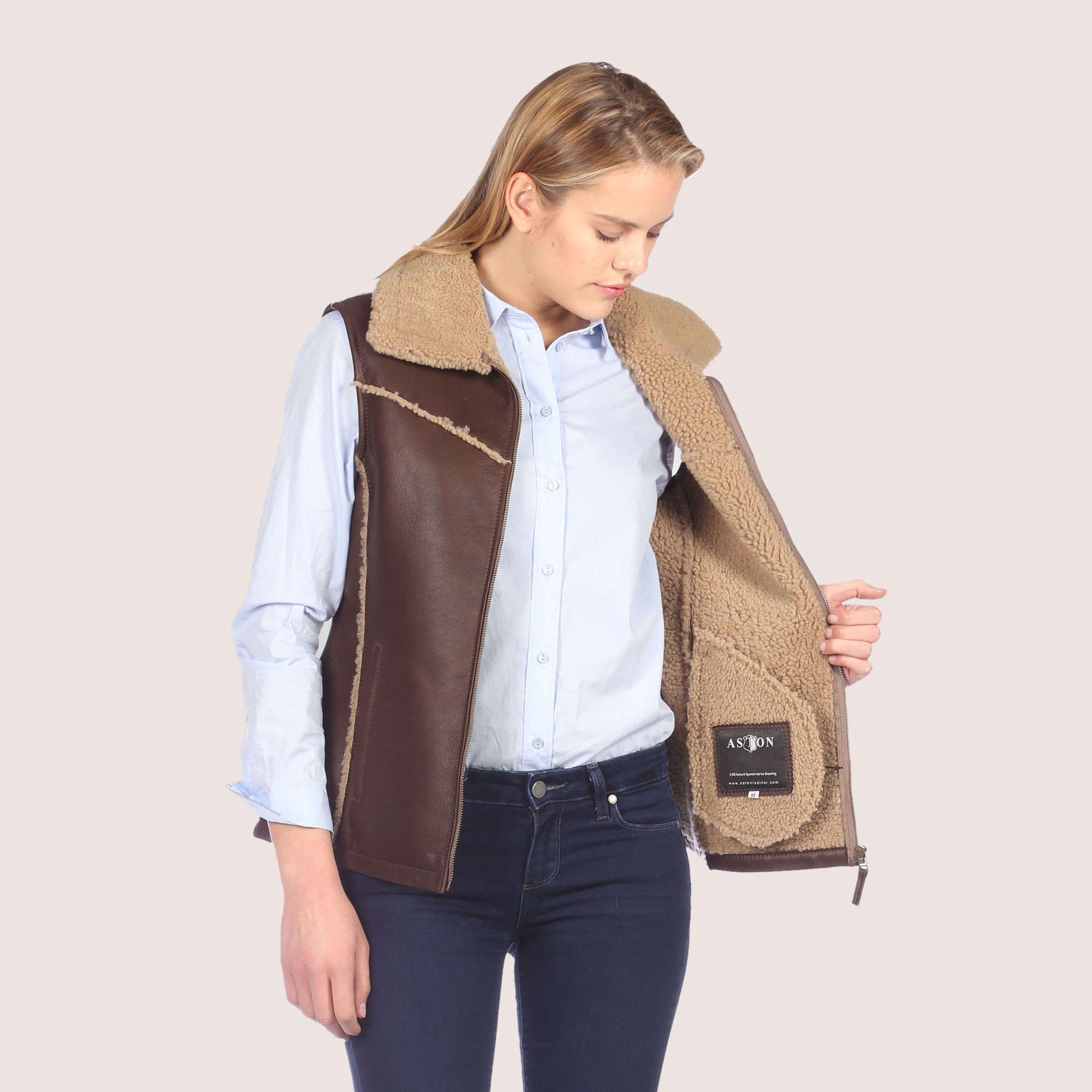 Eve Shearling Vest