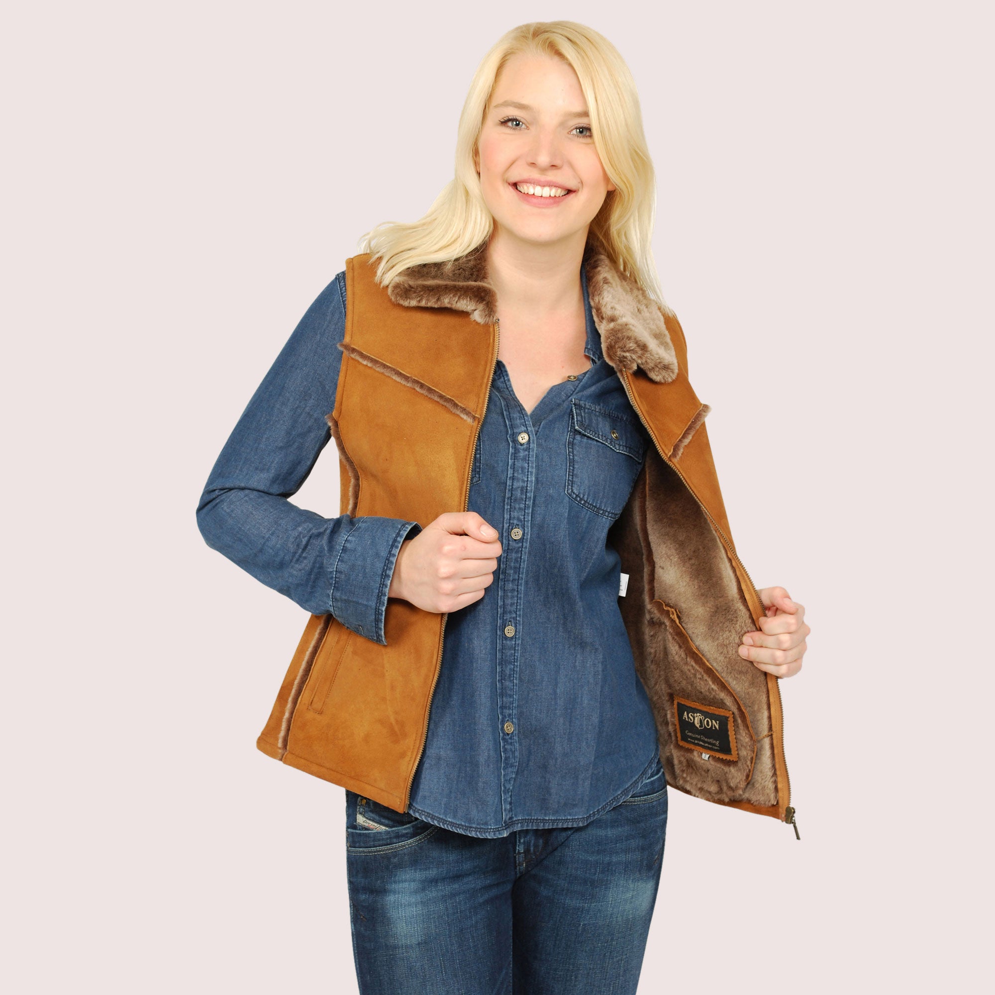 Eve Shearling Vest-6