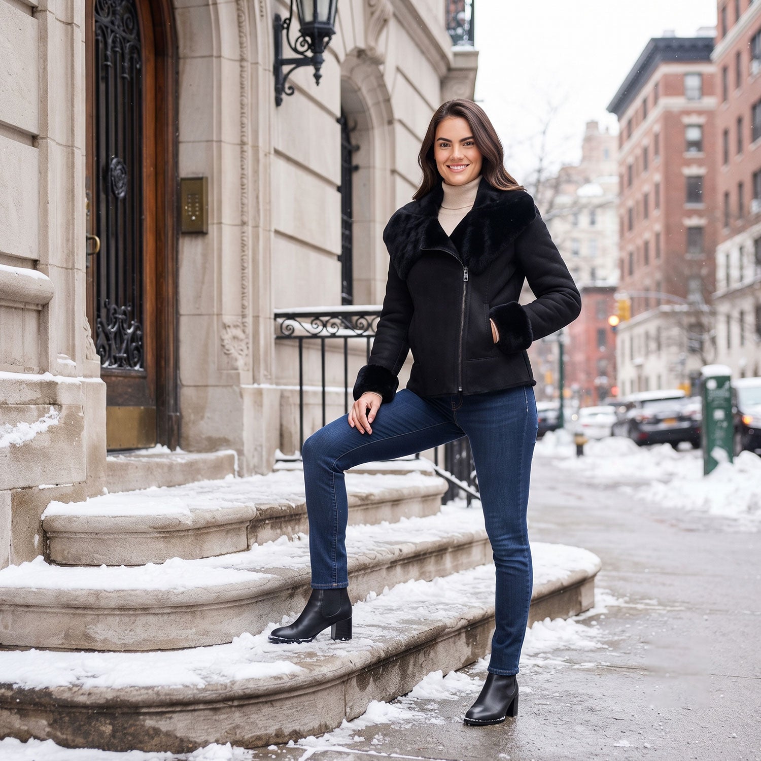 Valerie Shearling Coat-5