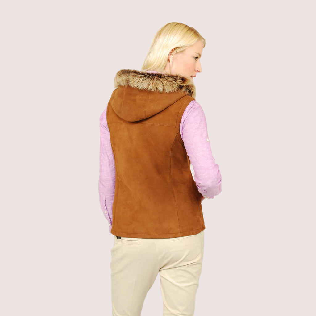 Celine Shearling Vest