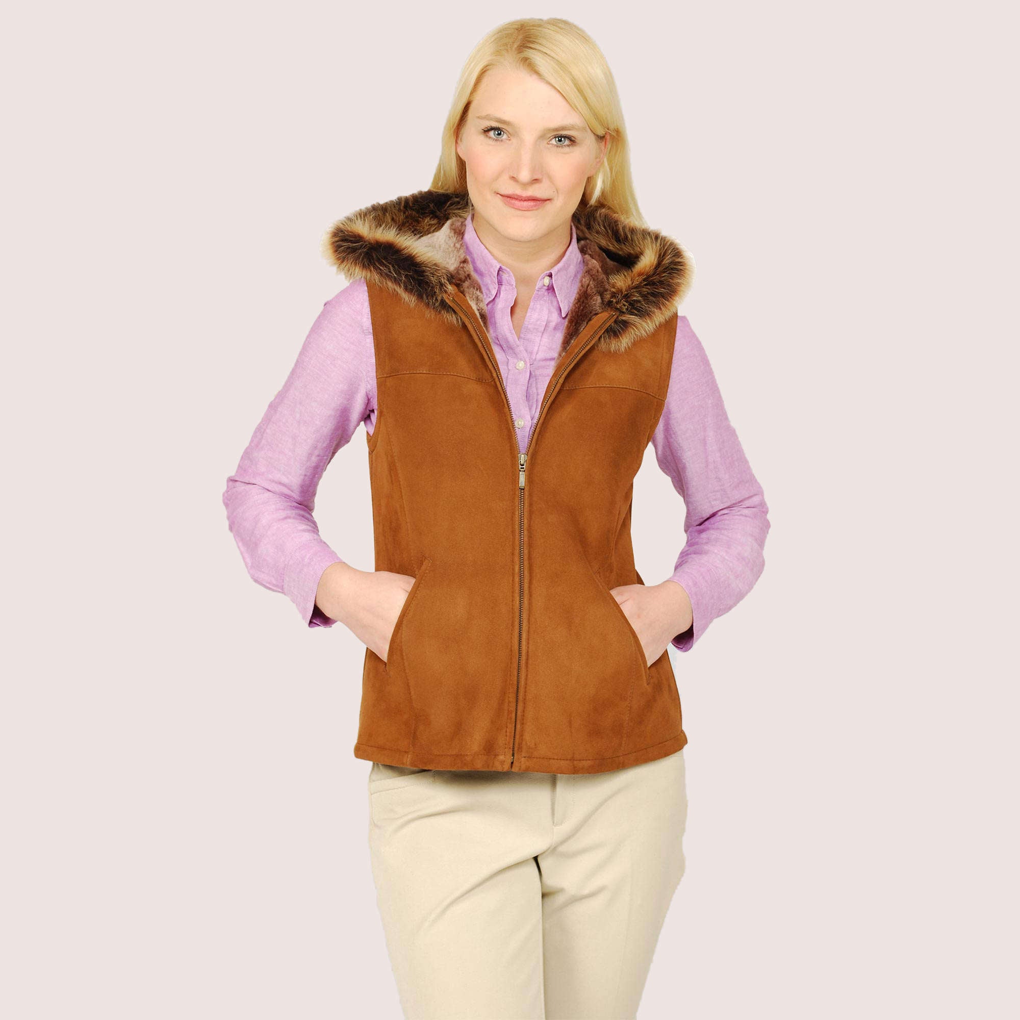 Celine Shearling Vest