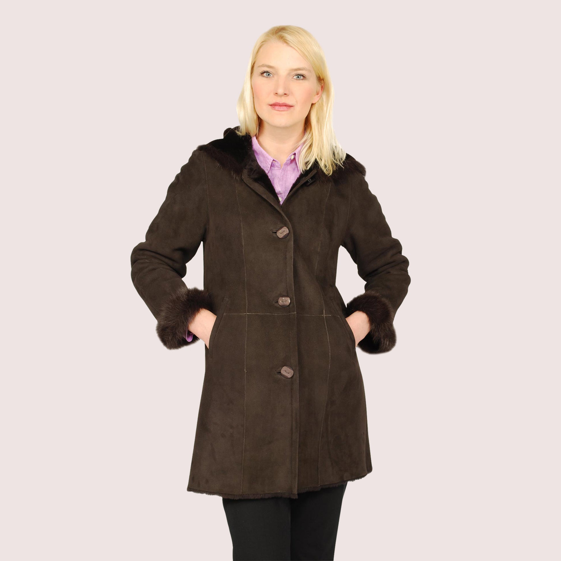 Delphine Shearling Coat