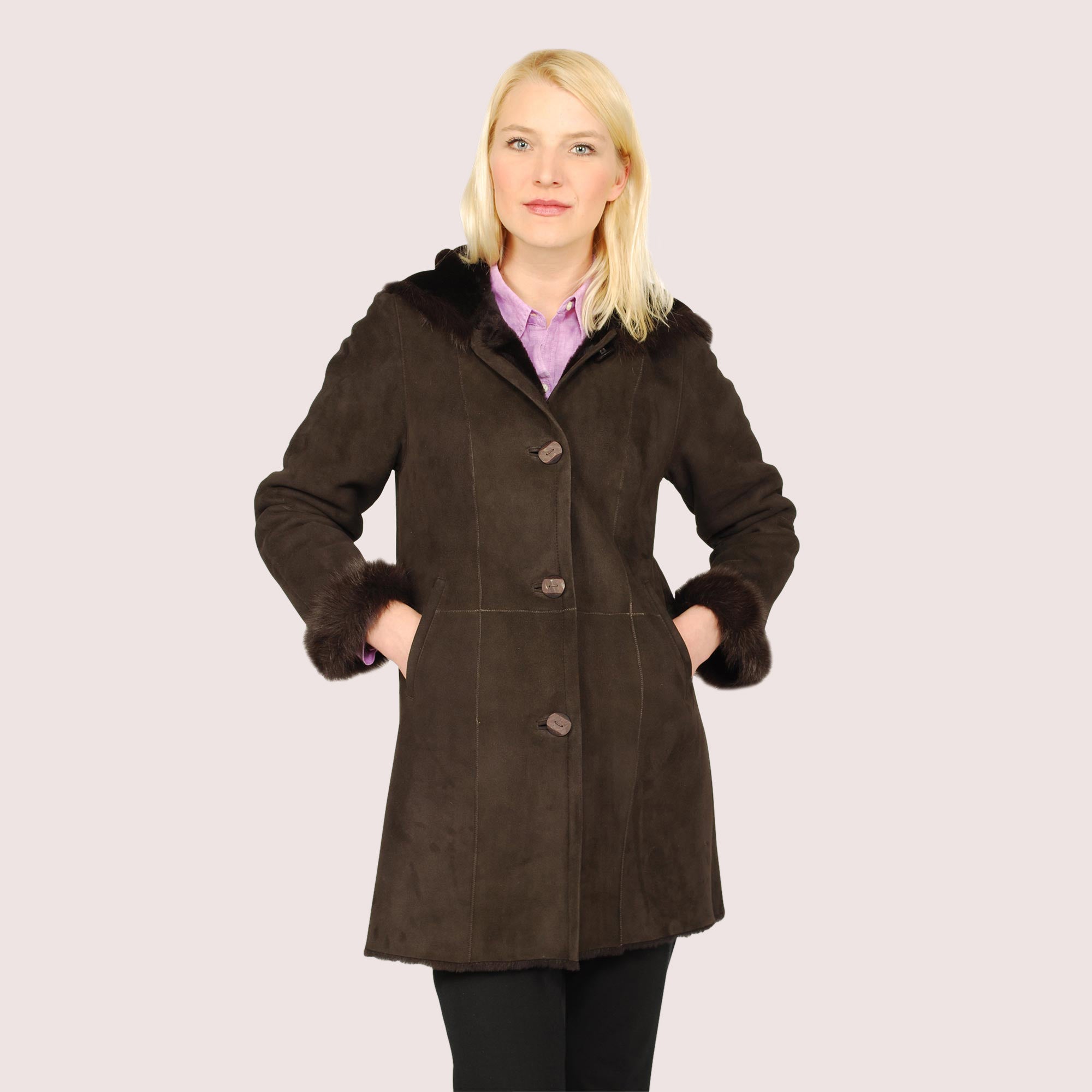 Delphine Shearling Coat