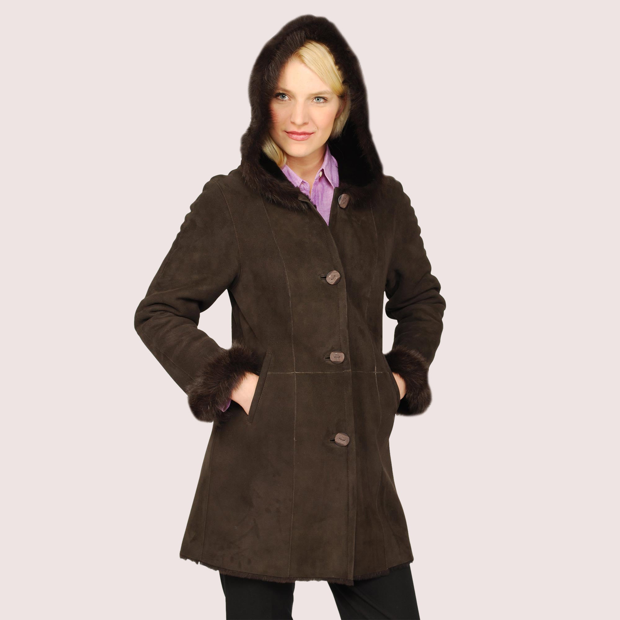 Delphine Shearling Coat-3