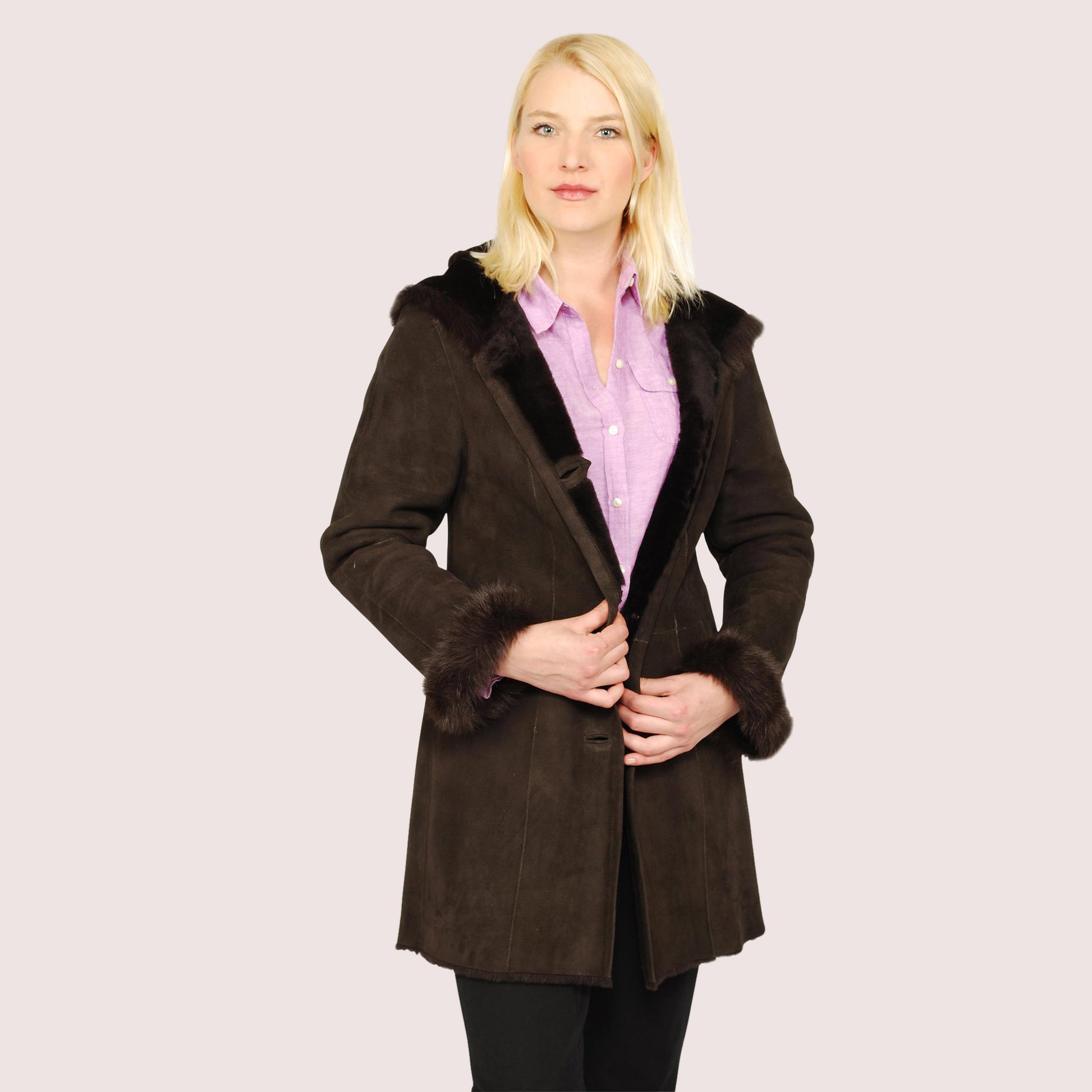 Delphine Shearling Coat