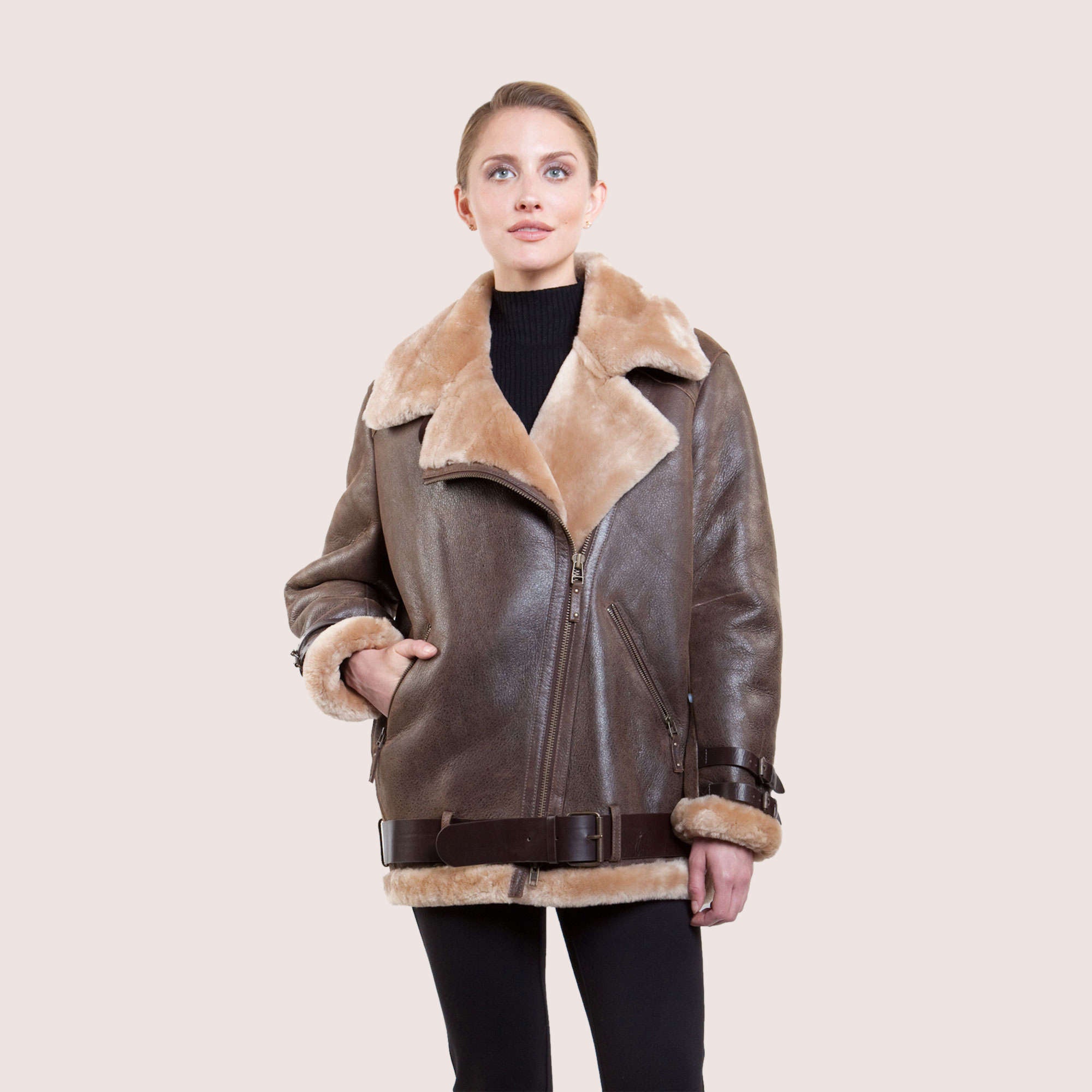 Lindsay Shearling Jacket