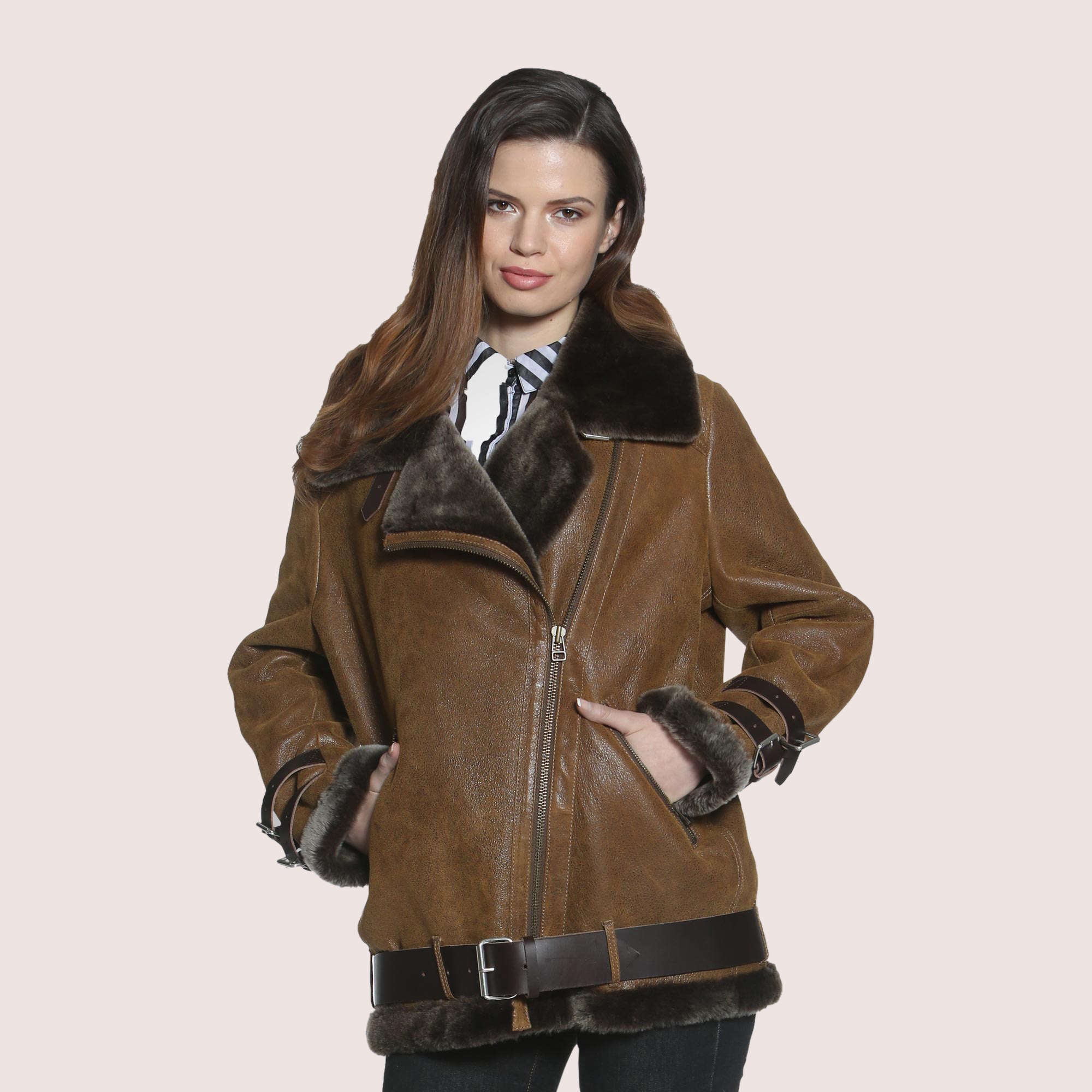 Lindsay Shearling Jacket-5