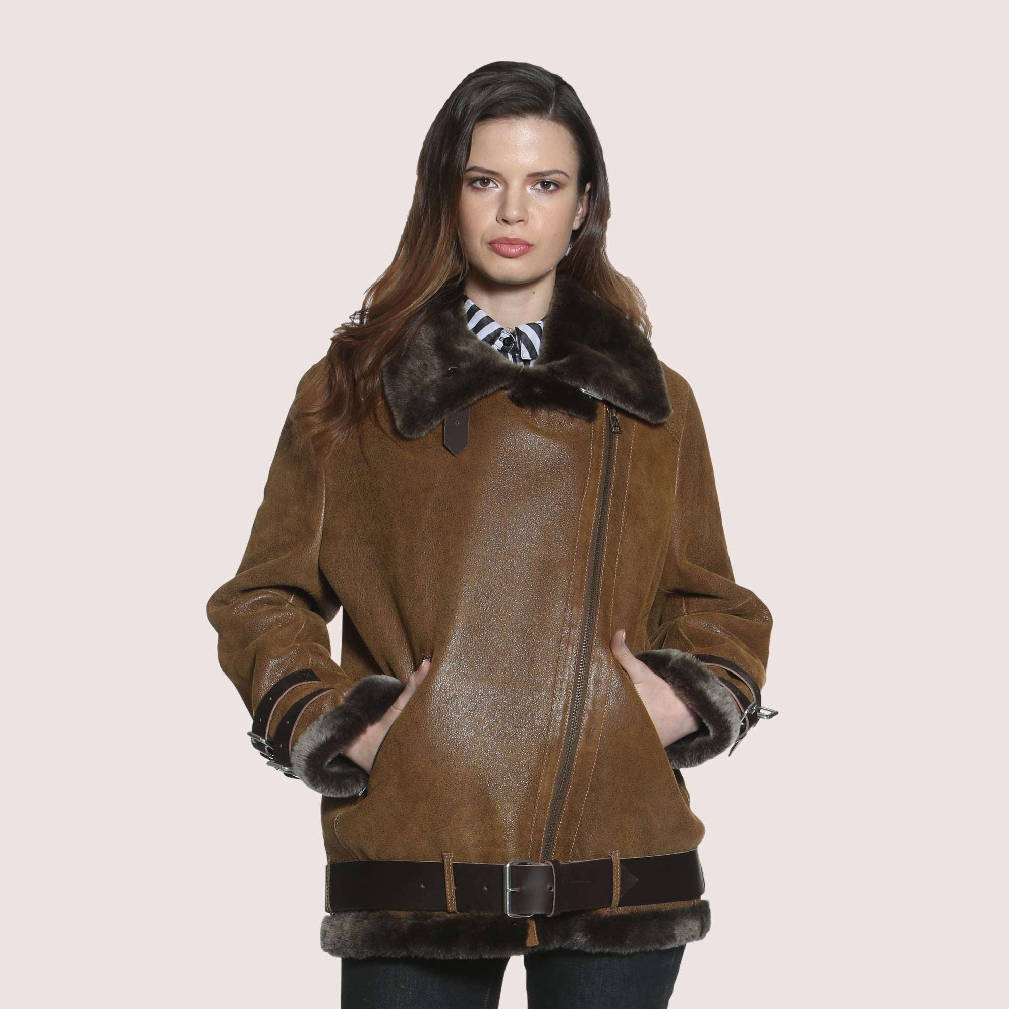 Lindsay Shearling Jacket-7