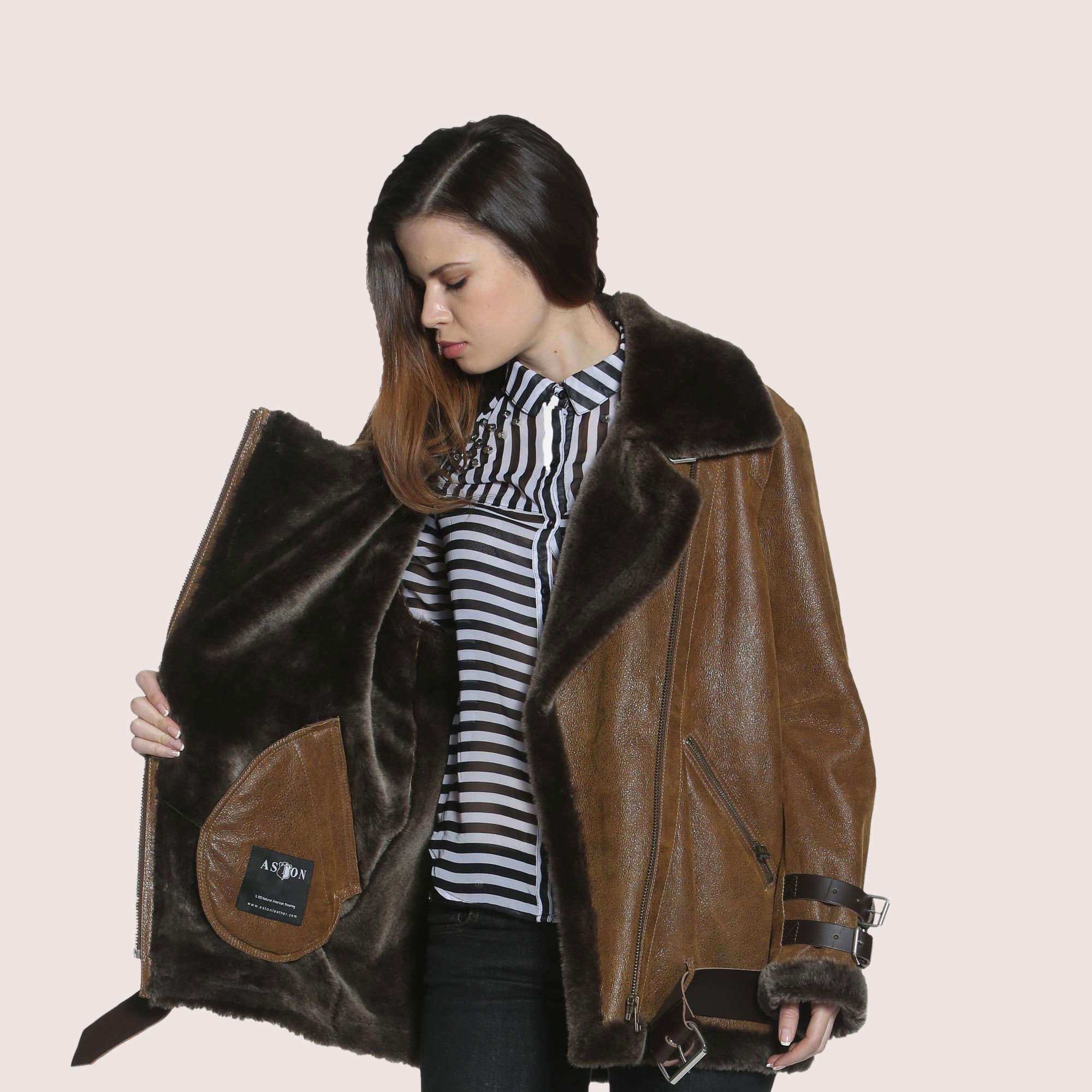 Lindsay Shearling Jacket-6