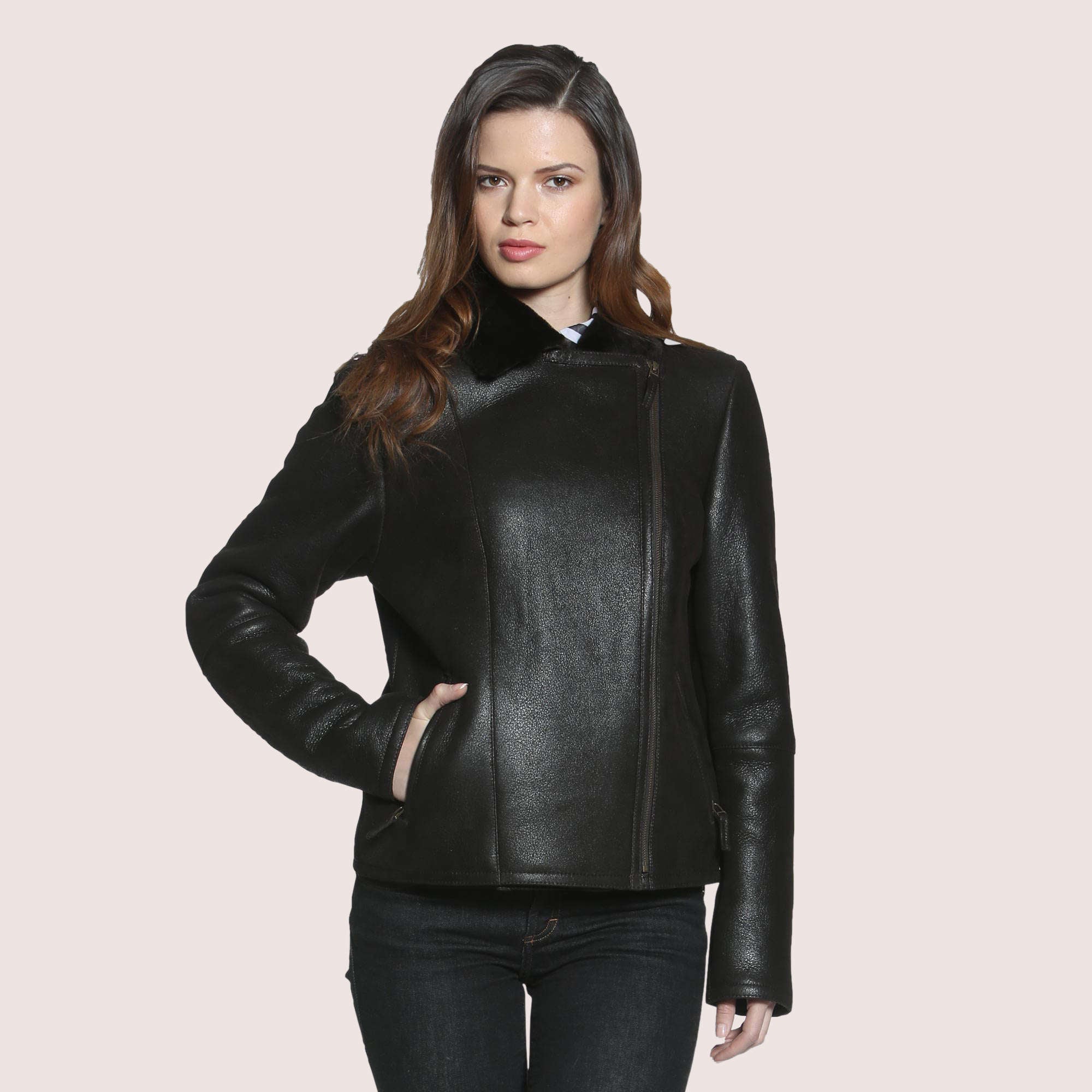 Amaryllis Shearling Jacket-3