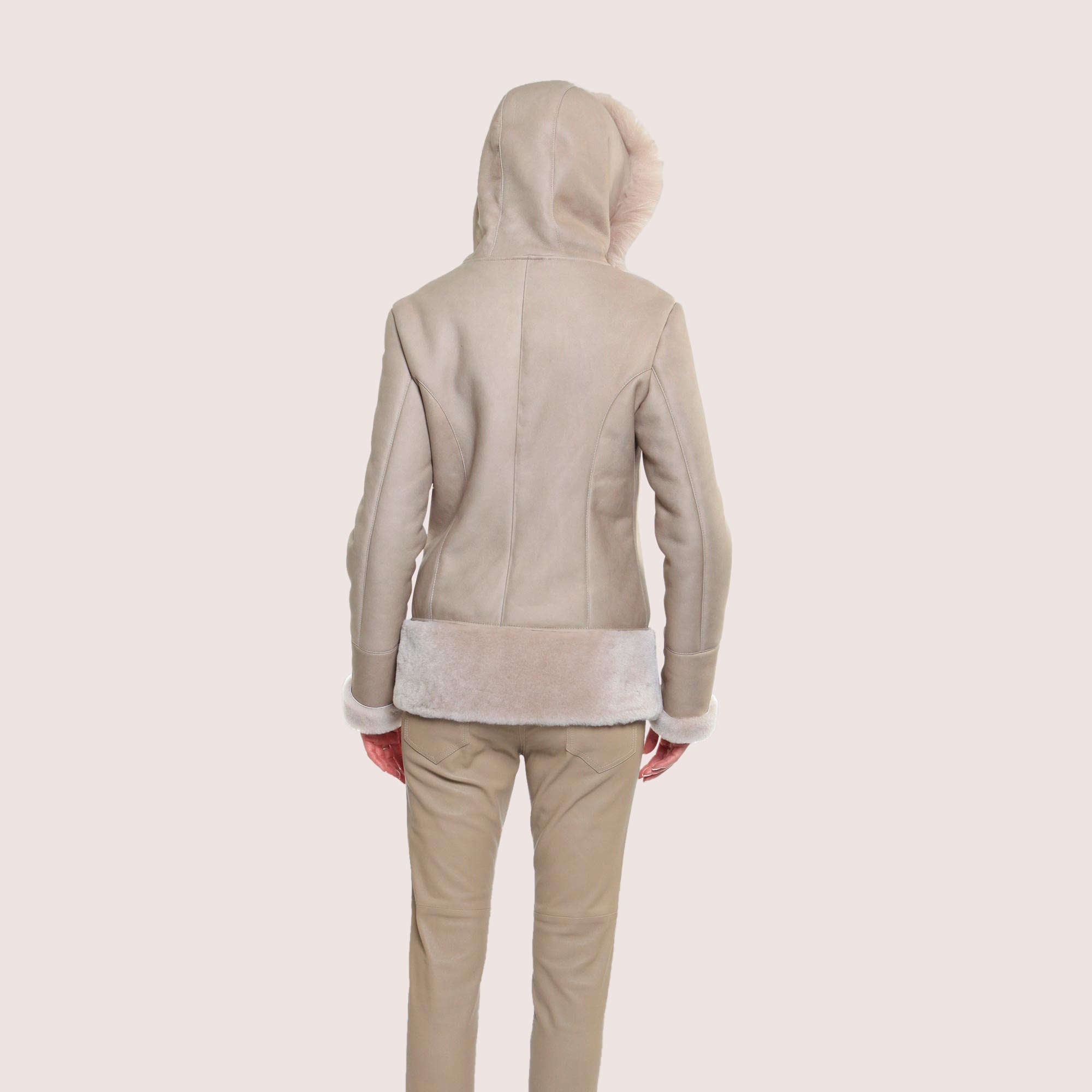 Crystal Shearling Coat