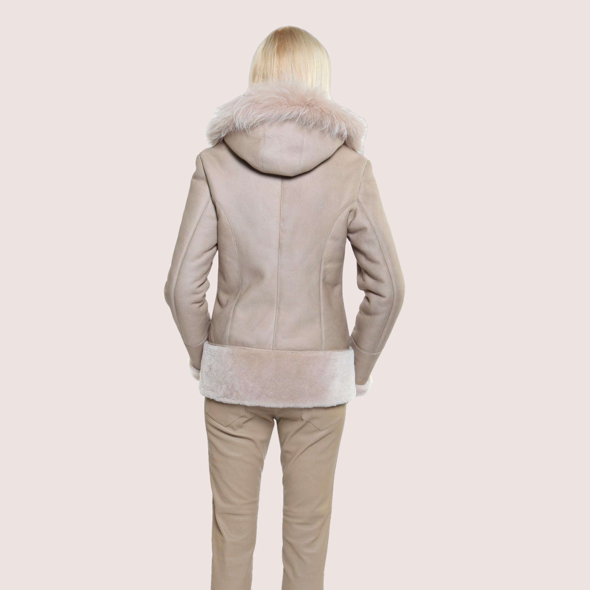 Crystal Shearling Coat-4