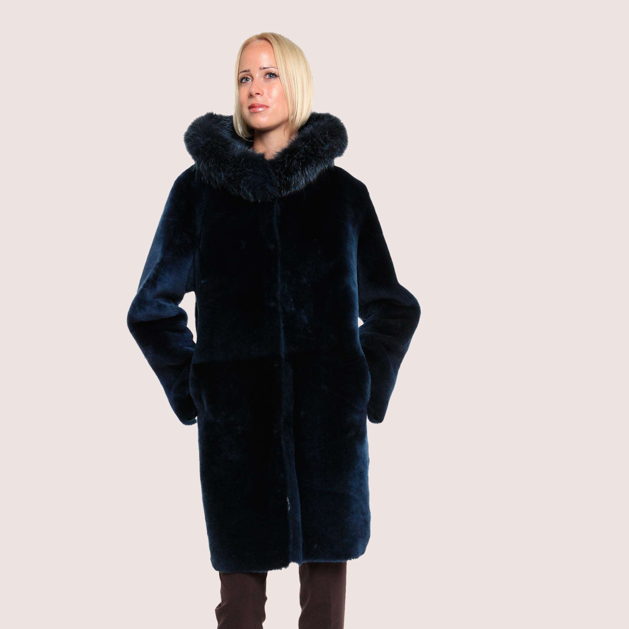 Nova Reversible Shearling Coat-5