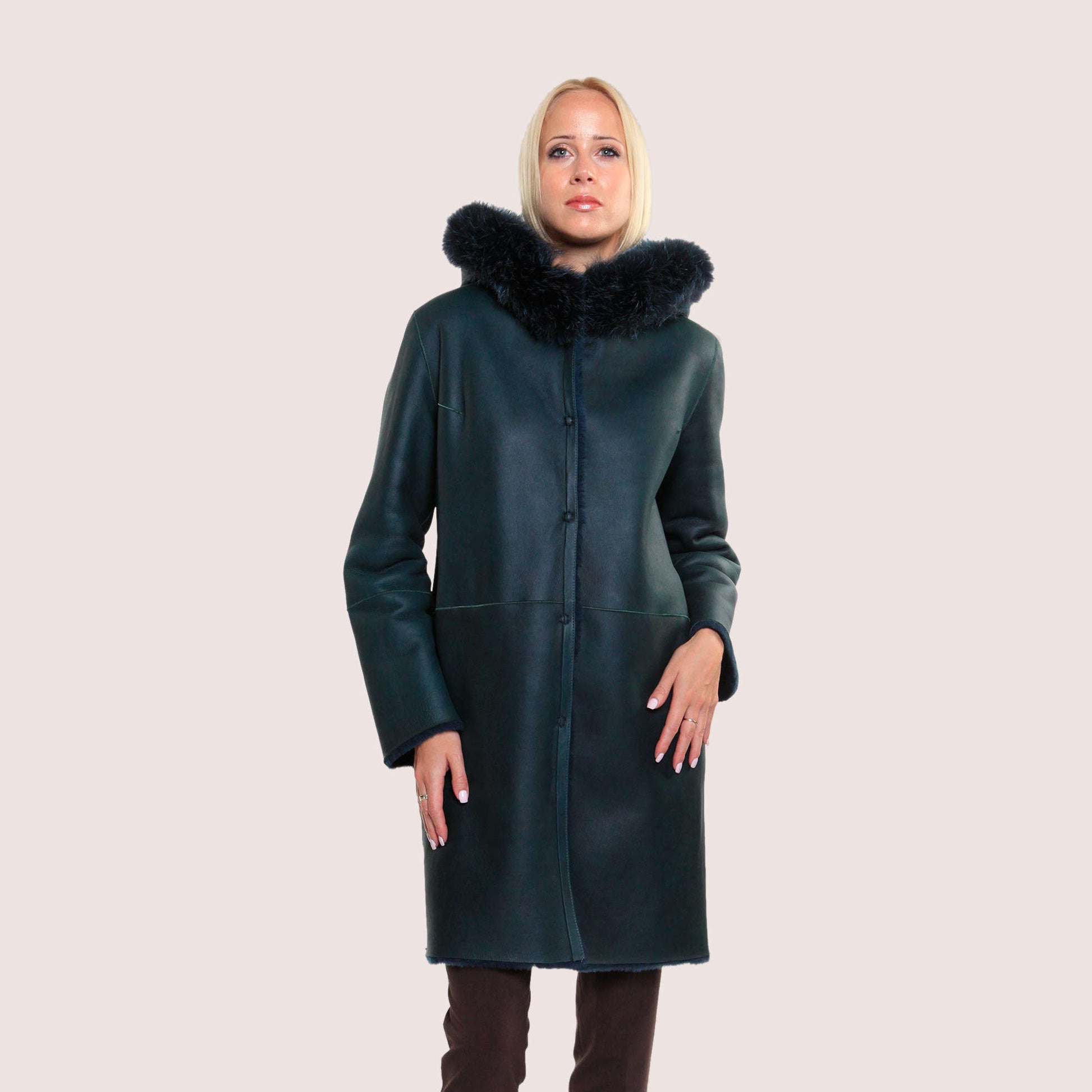 Nova Reversible Shearling Coat