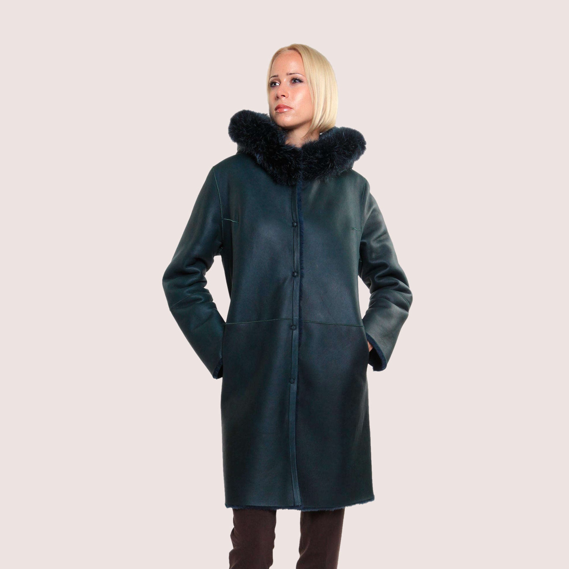Nova Reversible Shearling Coat