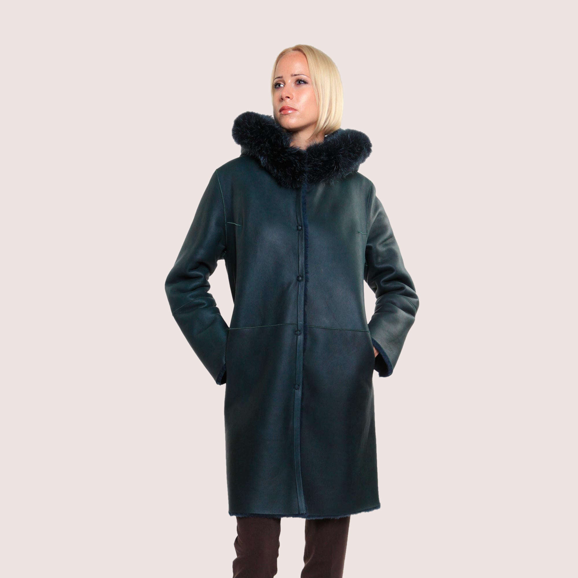 Nova Reversible Shearling Coat