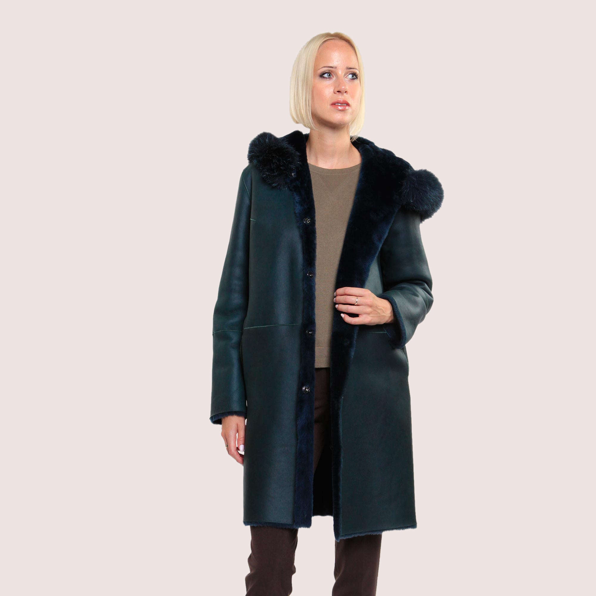 Nova Reversible Shearling Coat-3