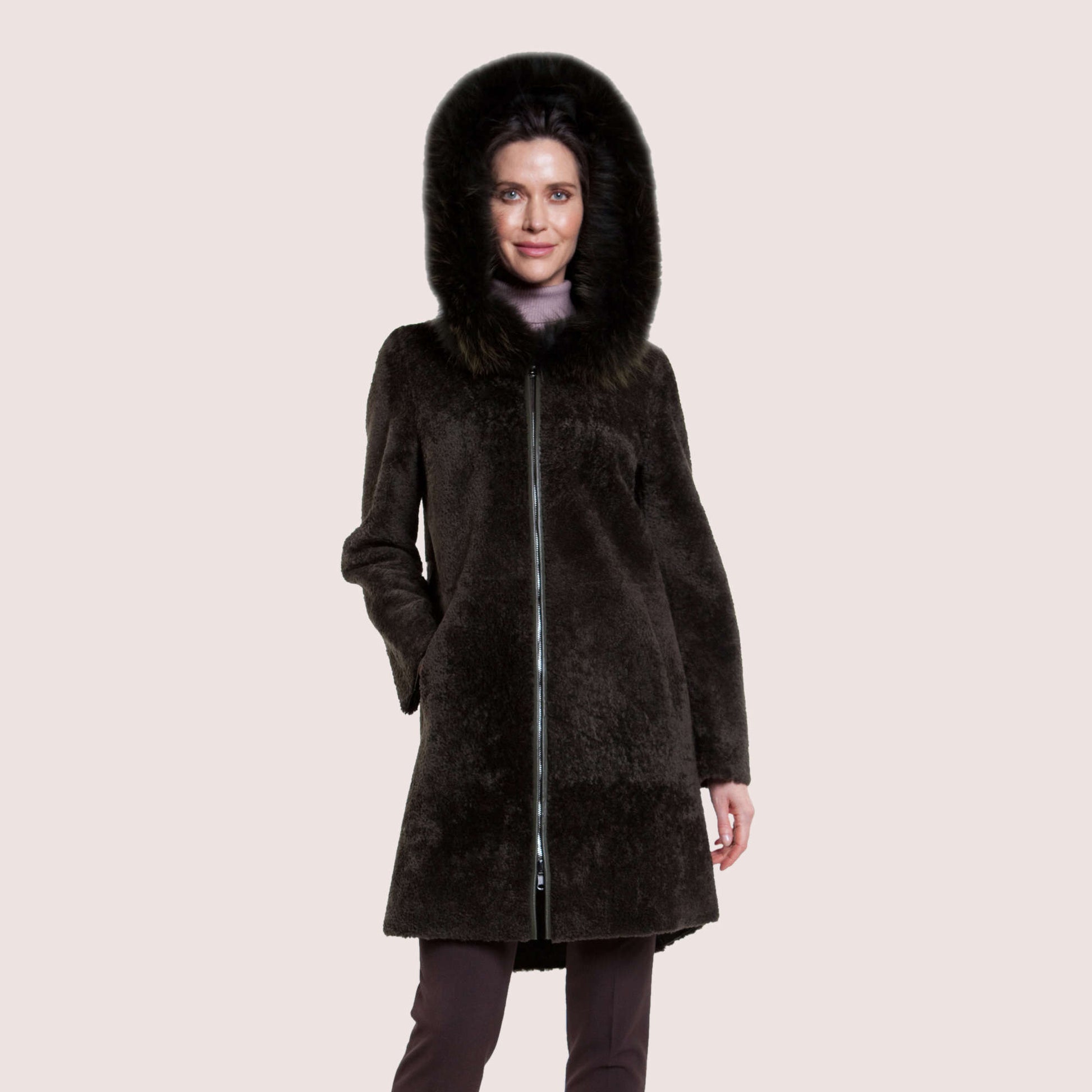 Coraline Reversible Shearling Coat