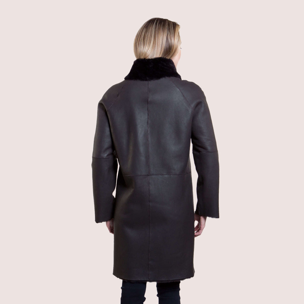 Francesca Reversible Shearling Coat