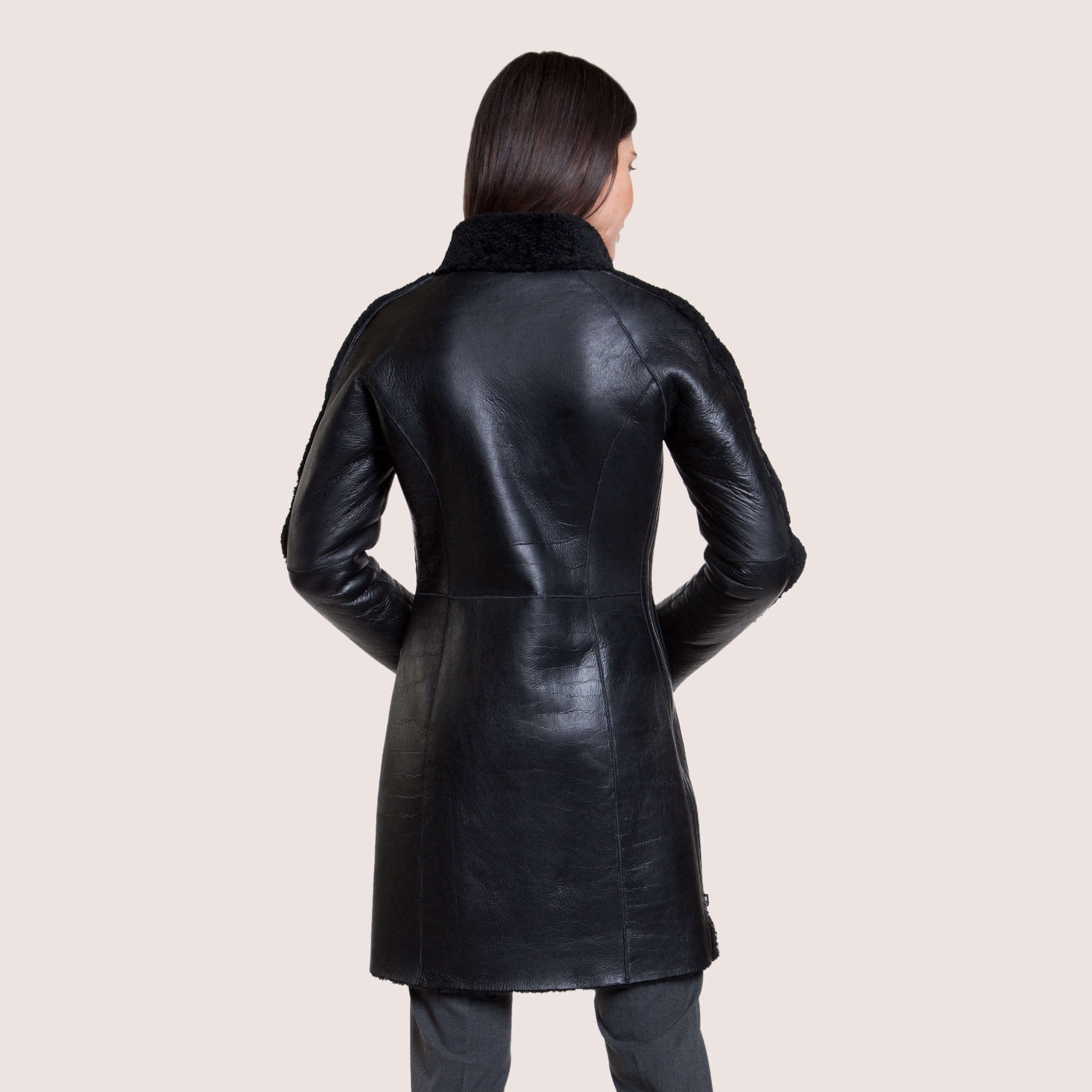 Ariana Reversible Shearling Coat