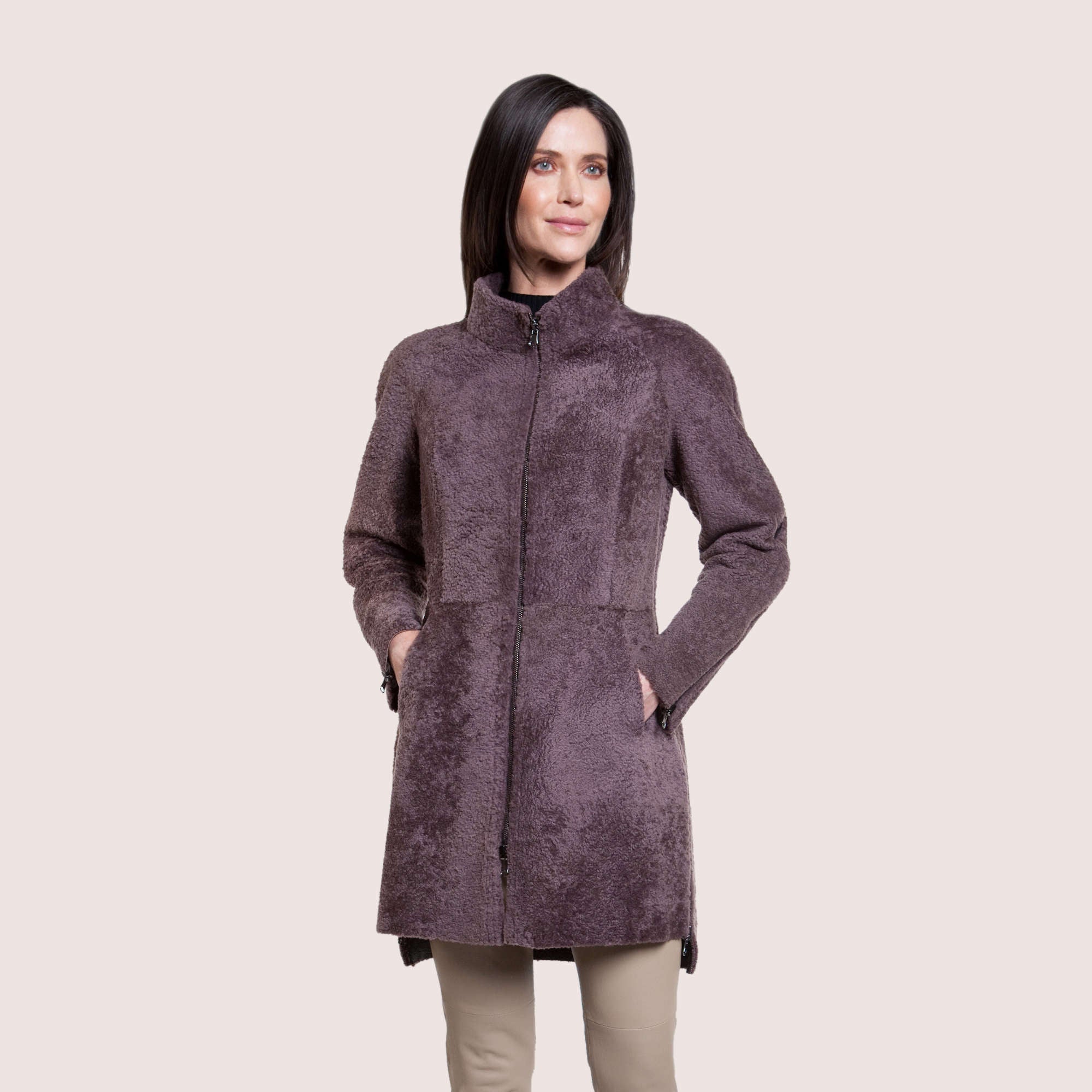 Ariana Reversible Shearling Coat