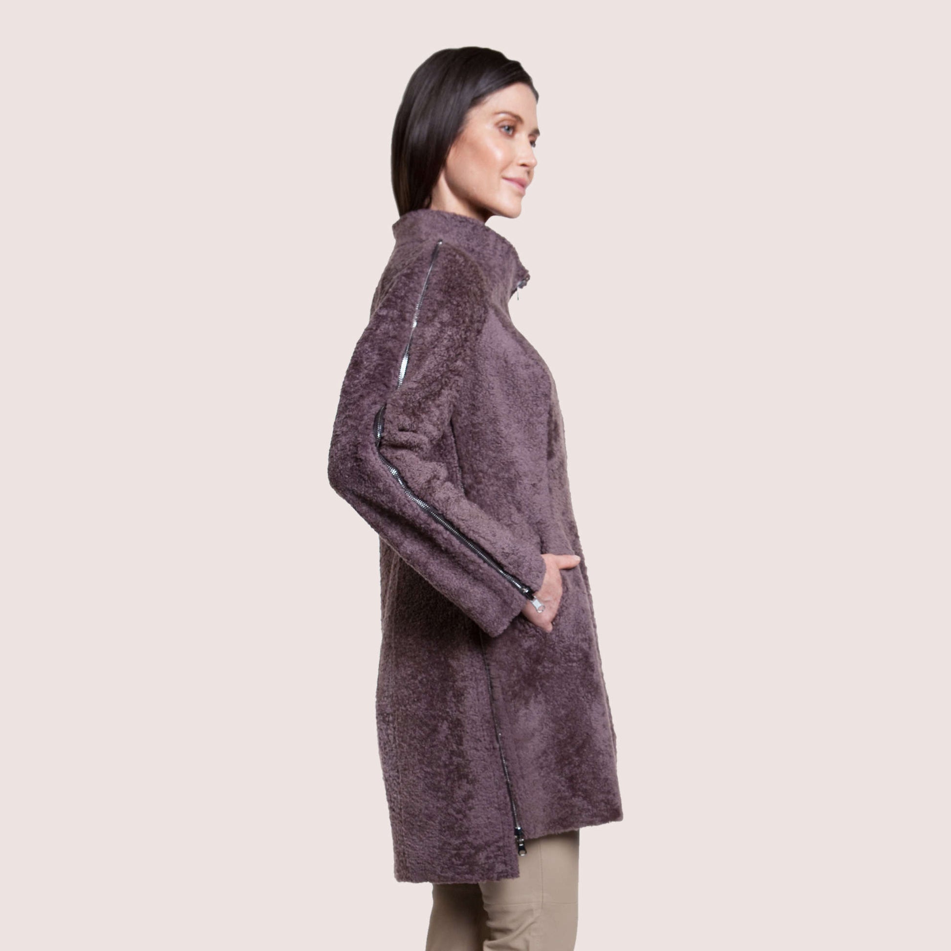 Ariana Reversible Shearling Coat