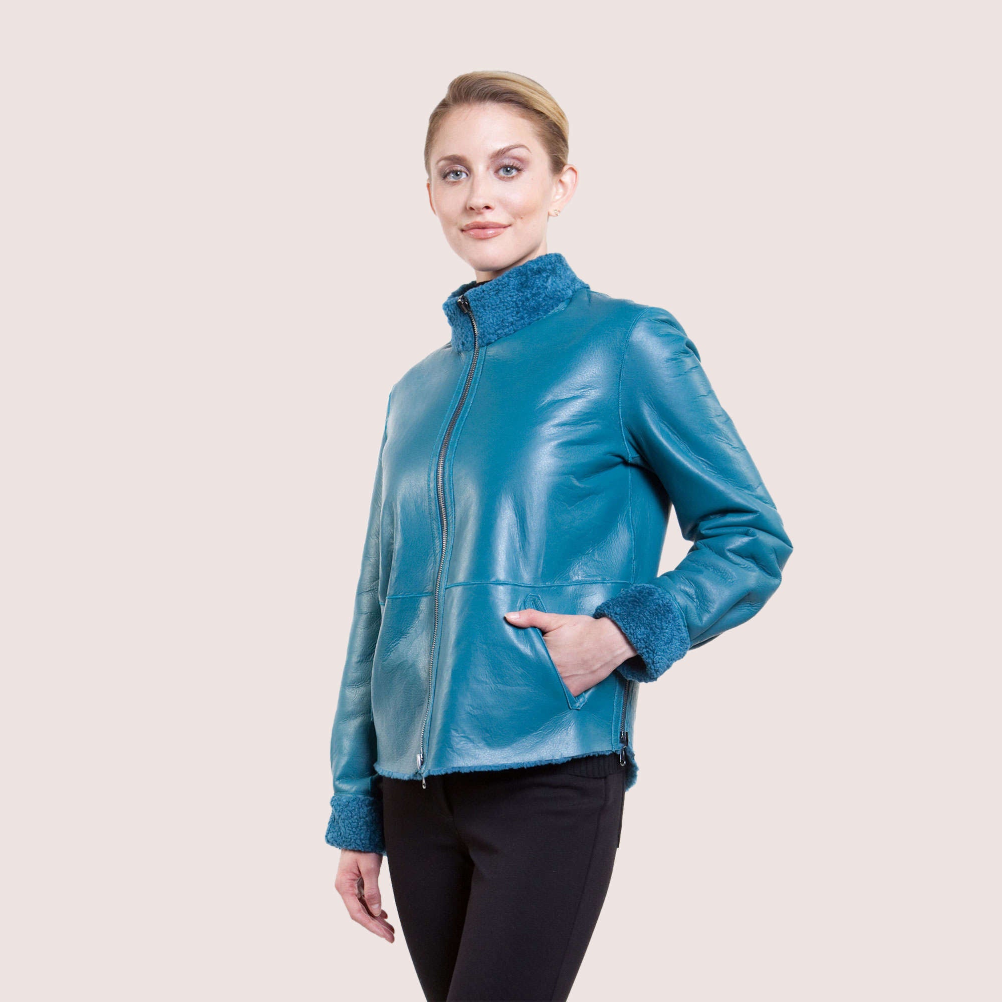 Megan Reversible Shearling Jacket