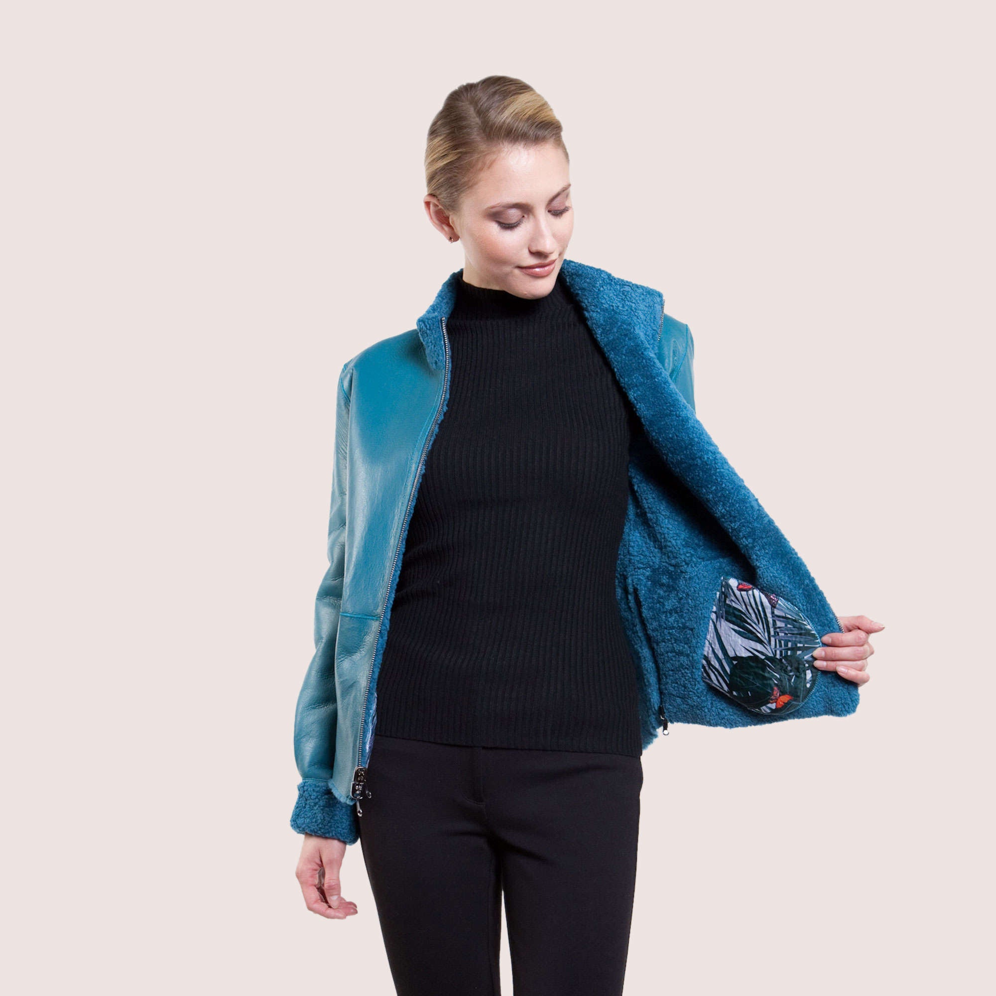 Megan Reversible Shearling Jacket