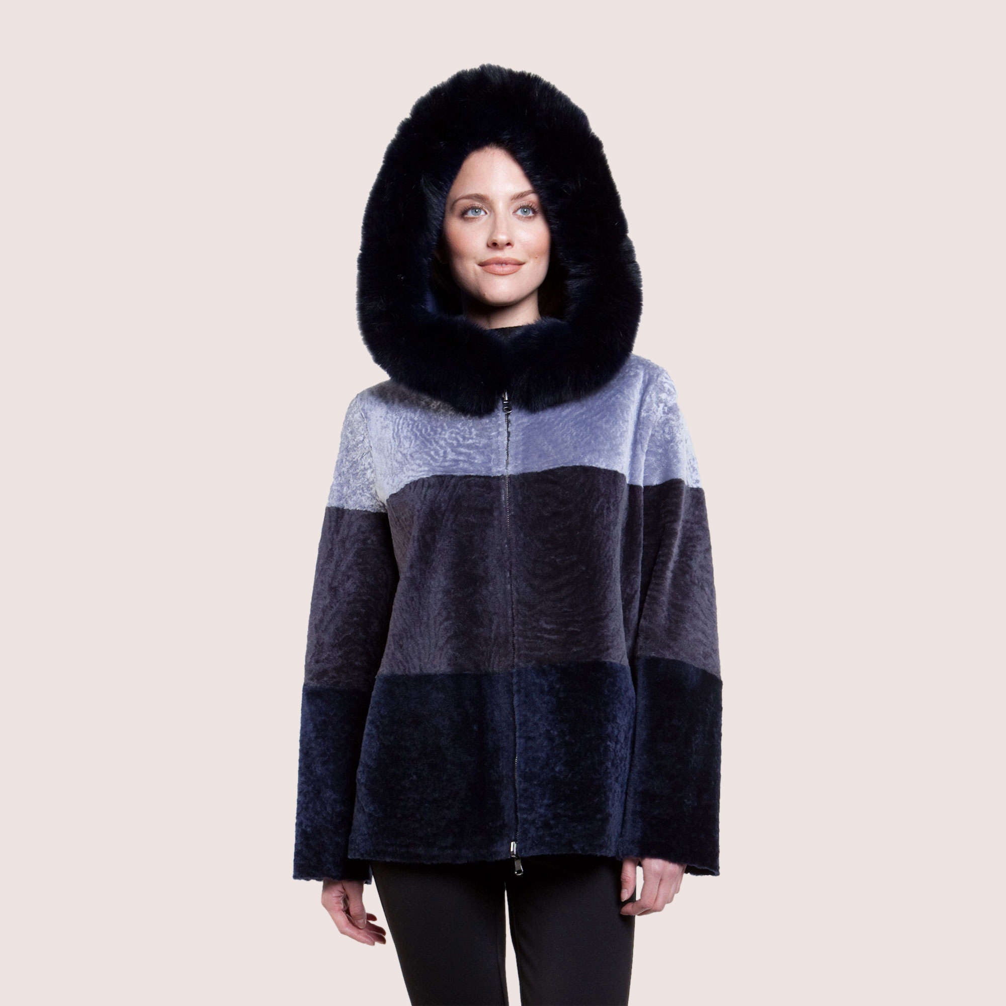Octavia Reversible Shearling Coat-5