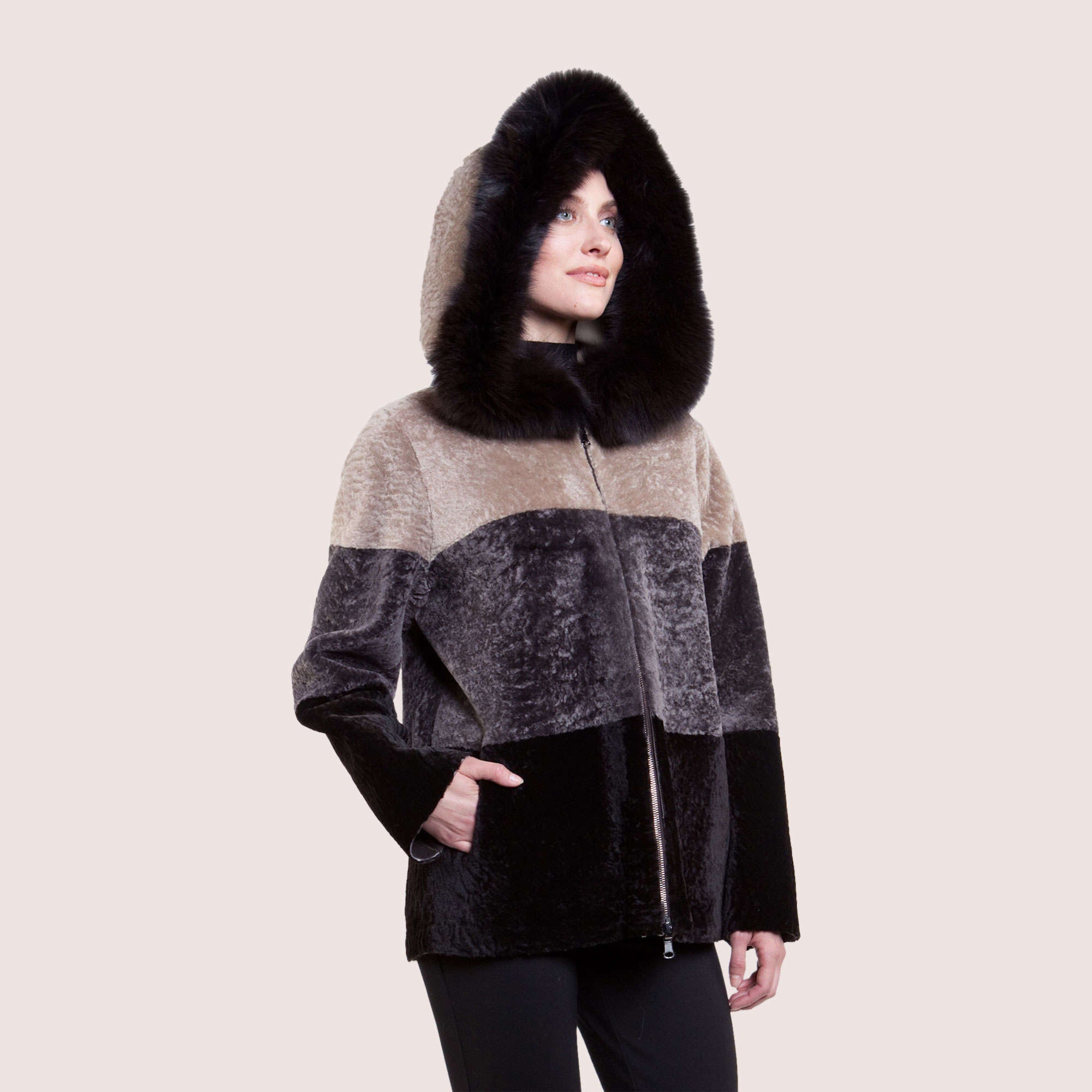 Octavia Reversible Shearling Coat