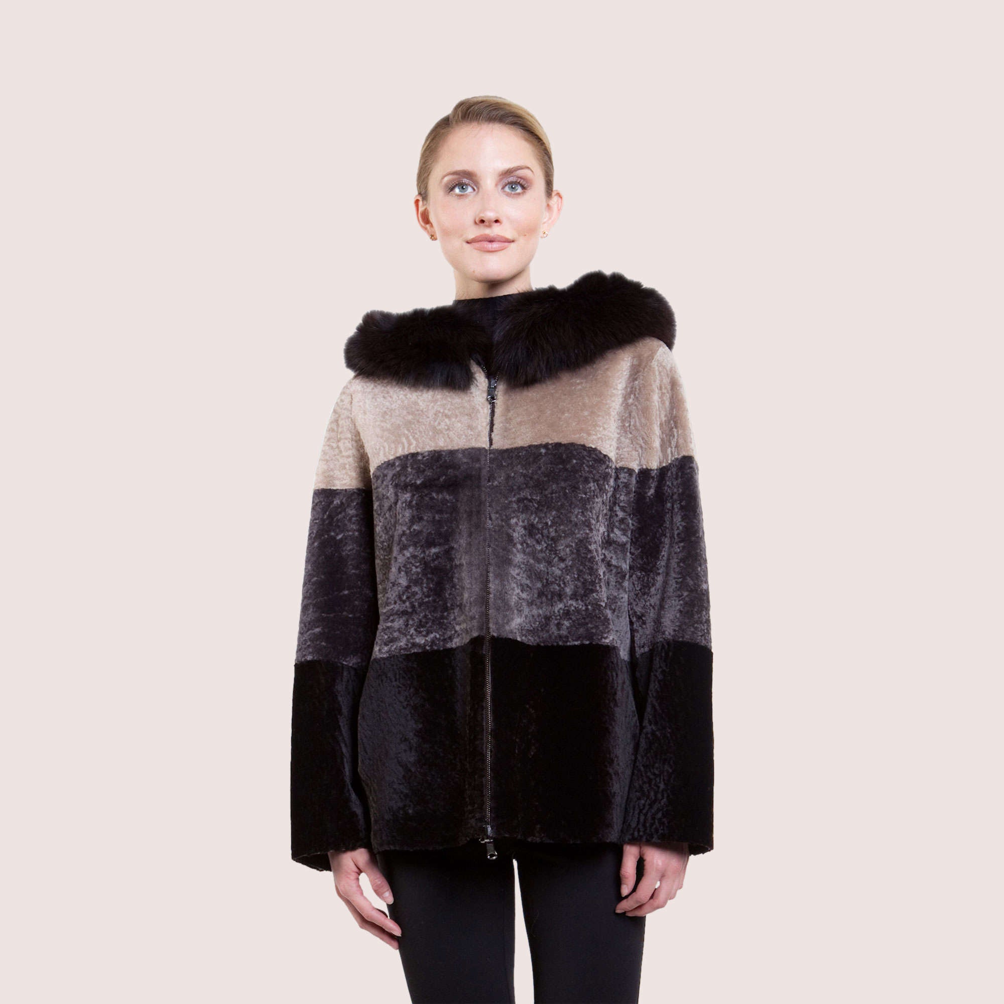 Octavia Reversible Shearling Coat-10