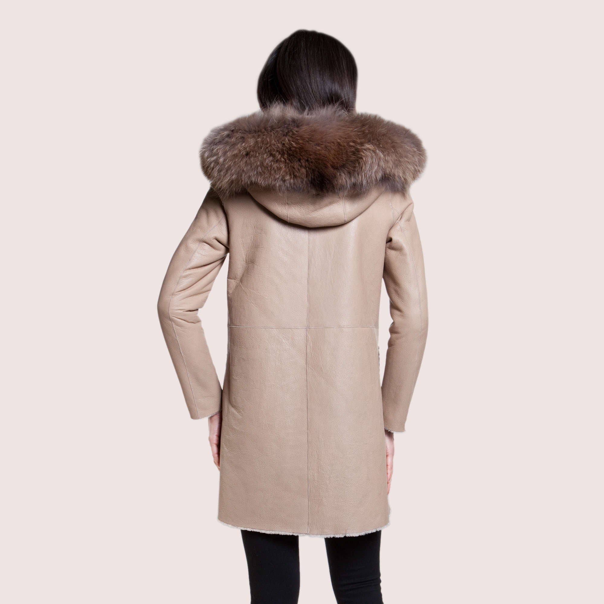 Vivienne Reversible Shearling Coat-5