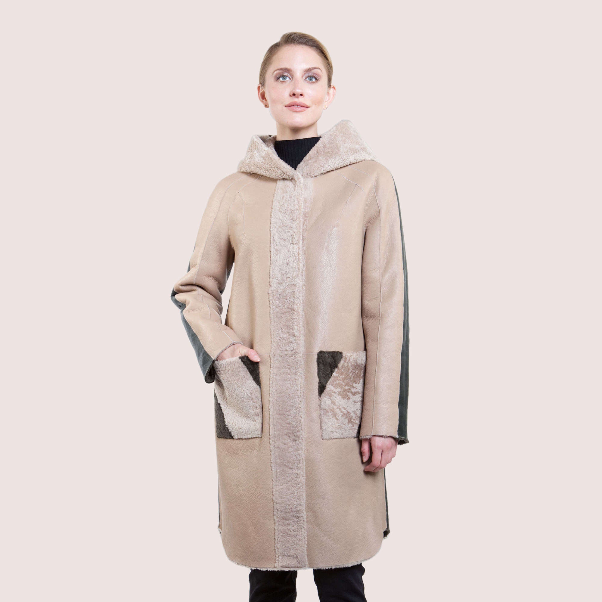 Miami Reversible Shearling Coat