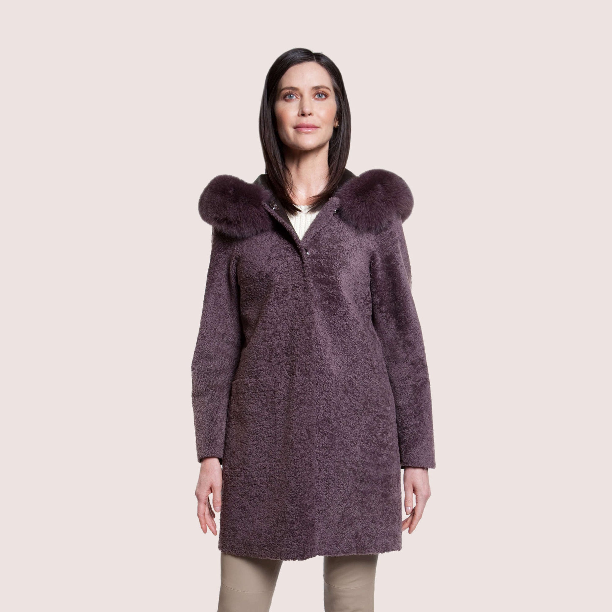 Scarlett Reversible Shearling Coat