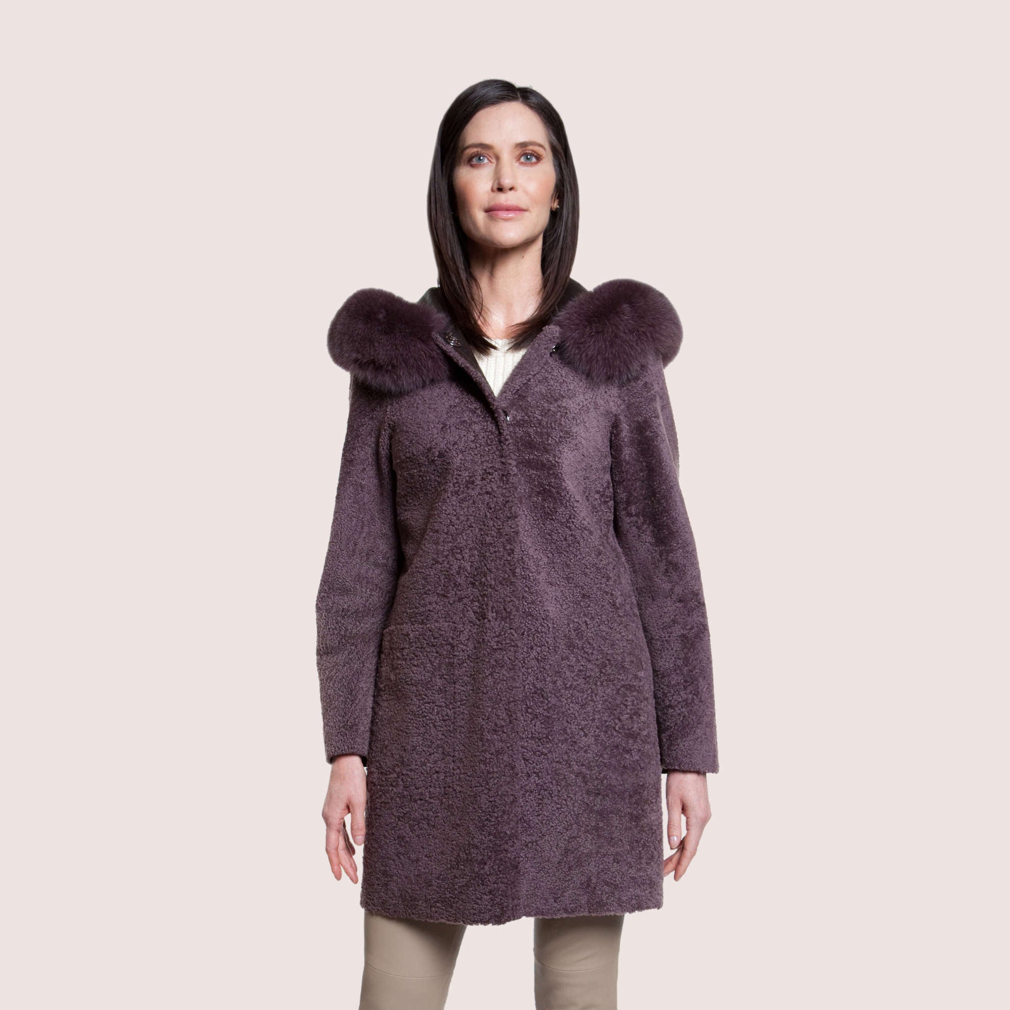 Scarlett Reversible Shearling Coat