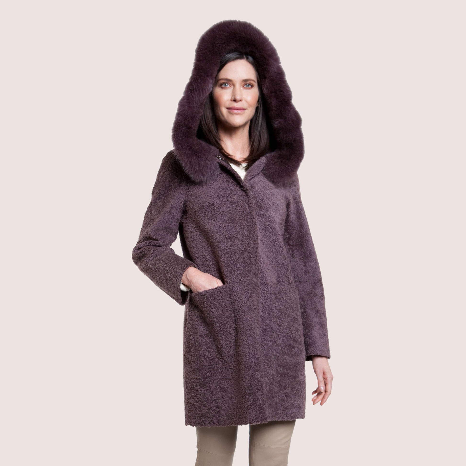 Scarlett Reversible Shearling Coat