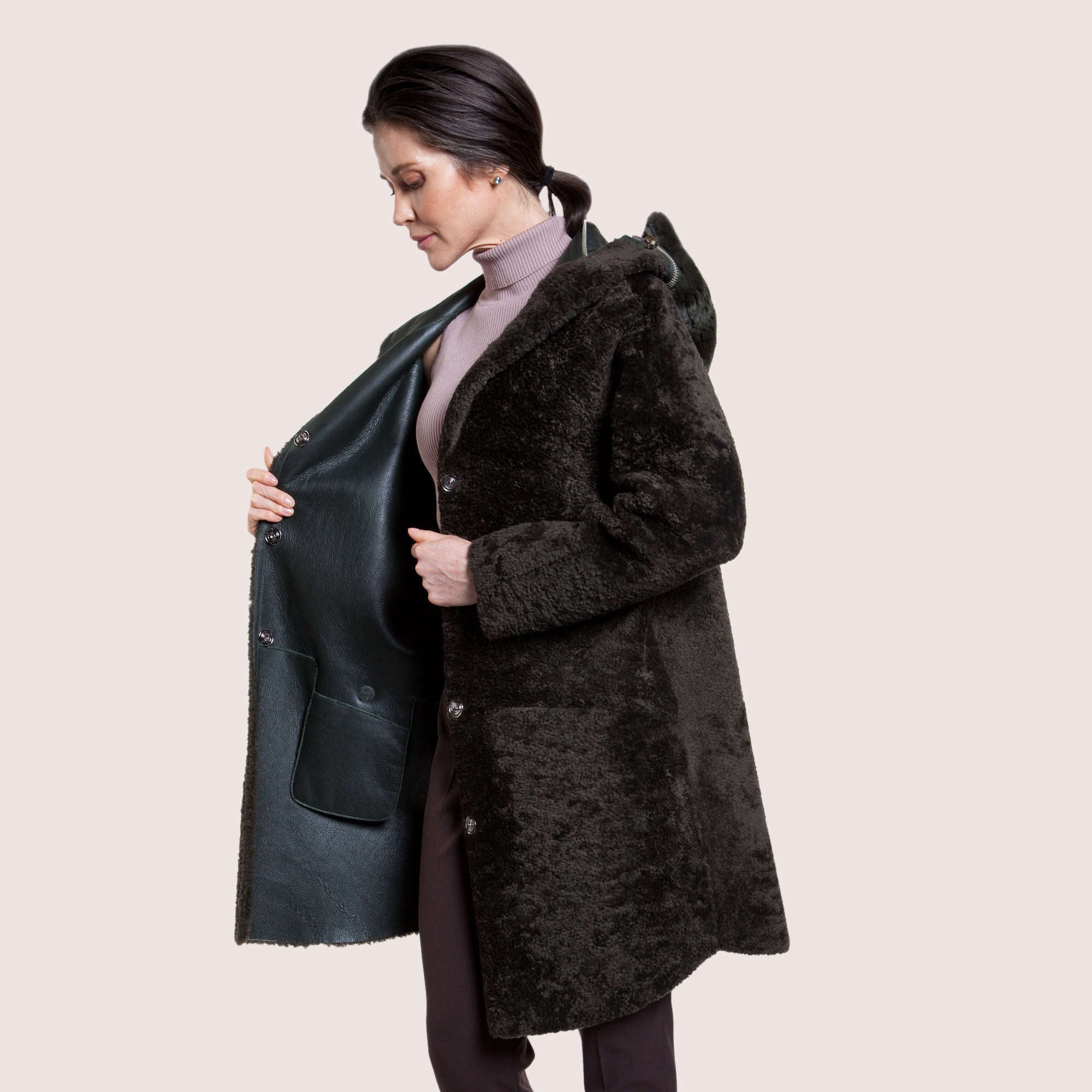 Claudia Shearling Coat