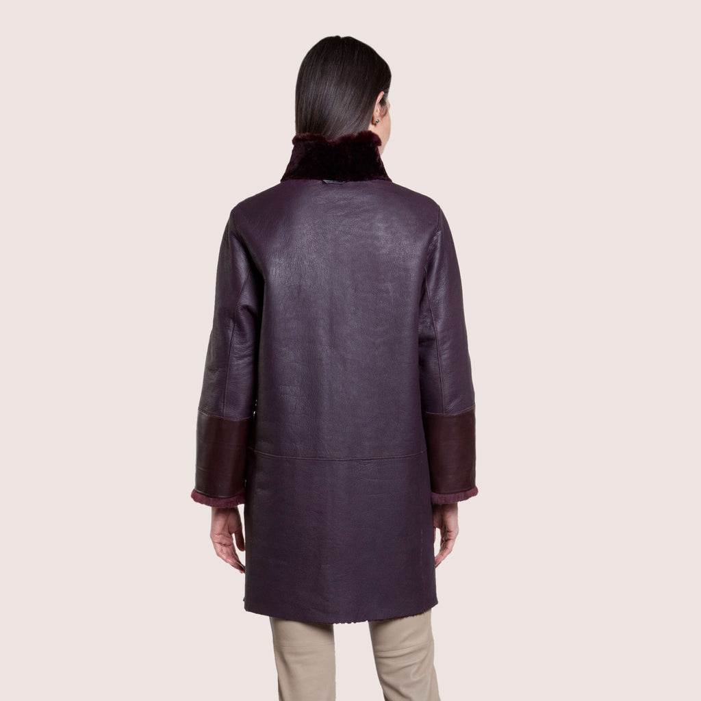 Whitney Reversible Shearling Coat