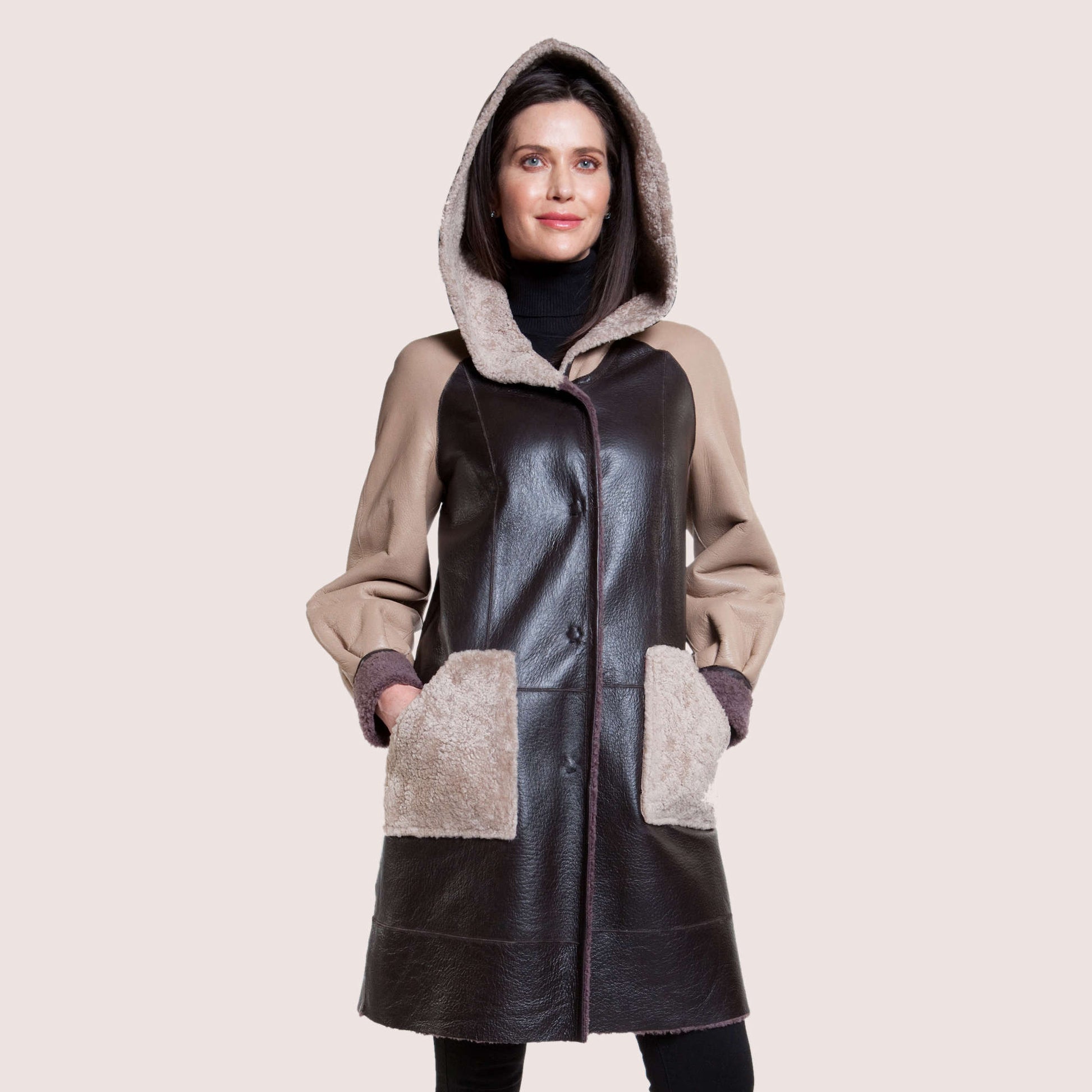 Judith Reversible Shearling Coat