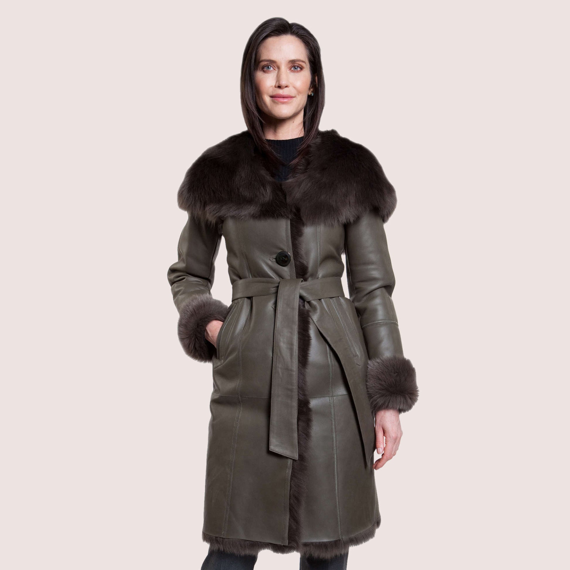 Ella Shearling Coat
