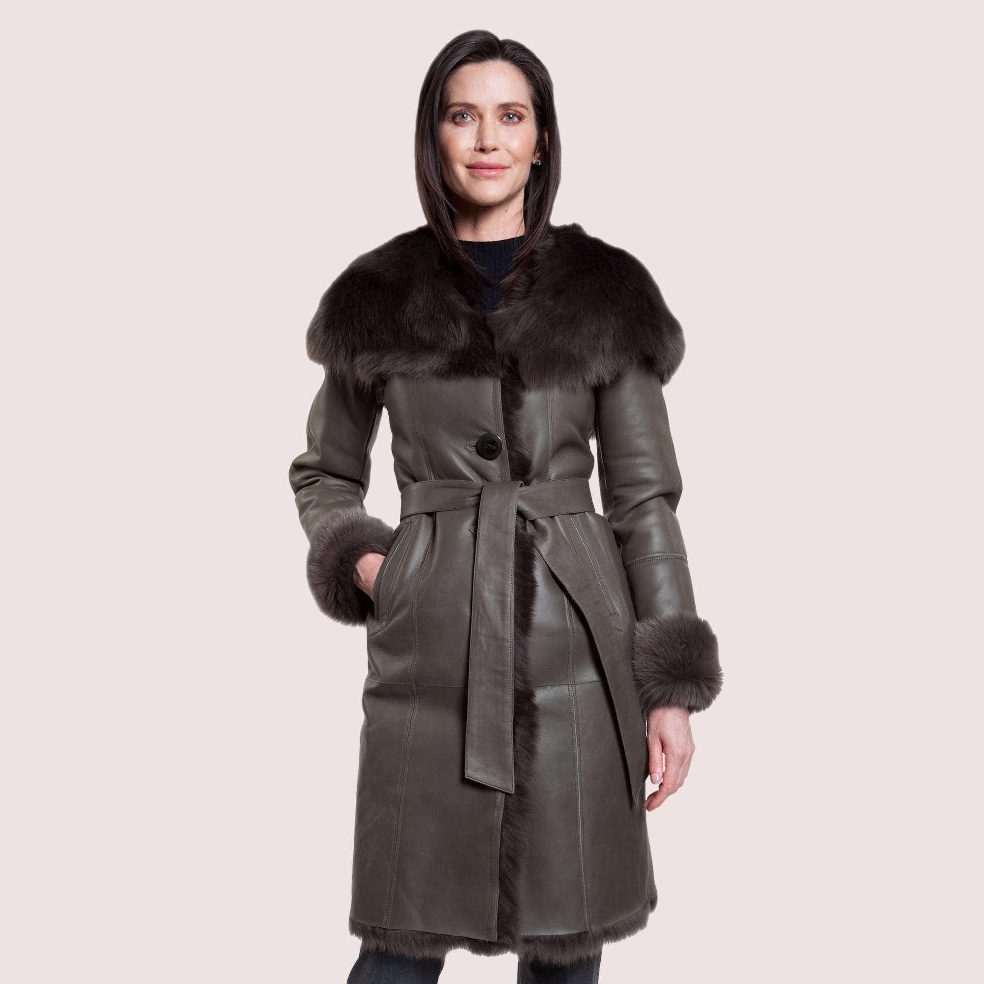 Ella Shearling Coat