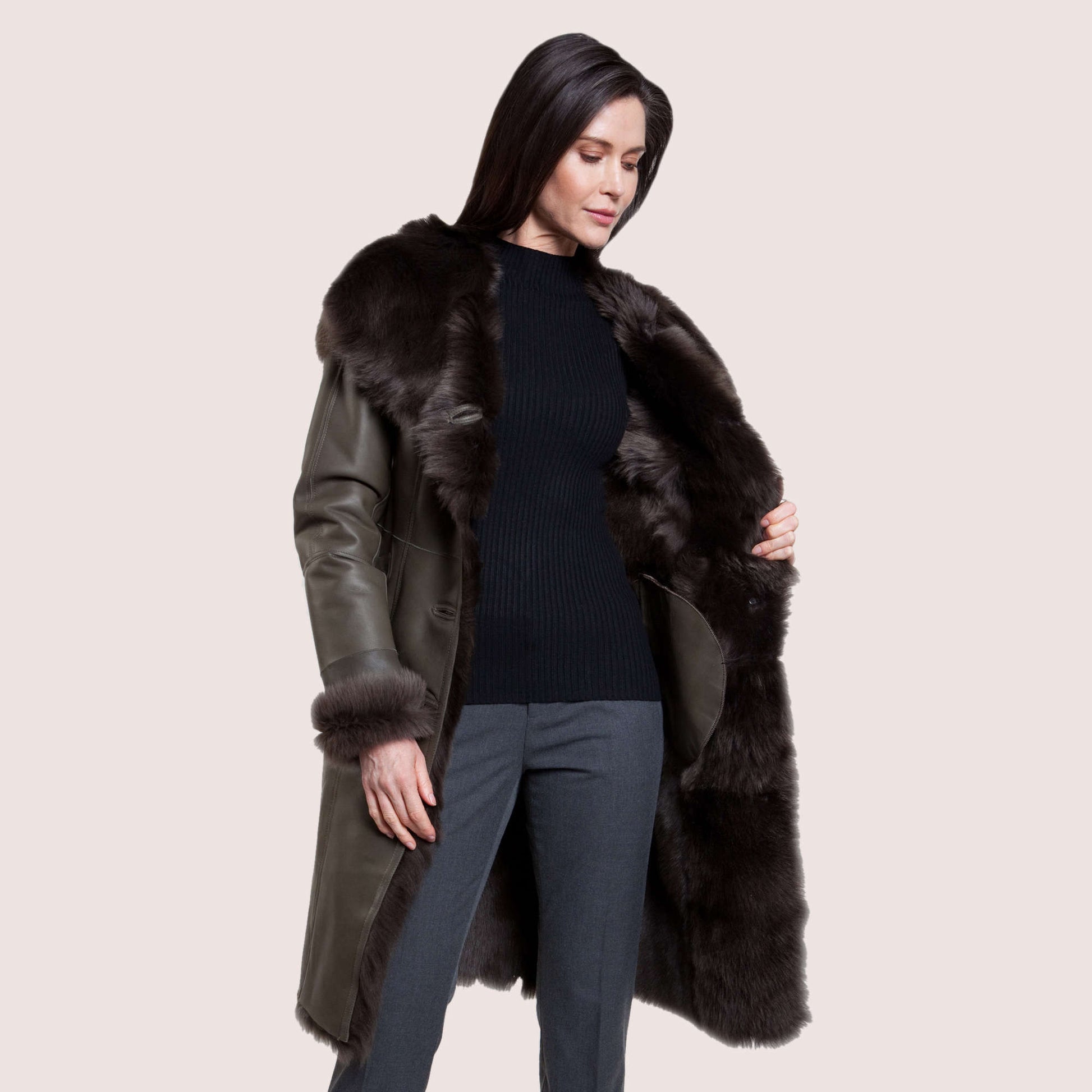 Ella Shearling Coat