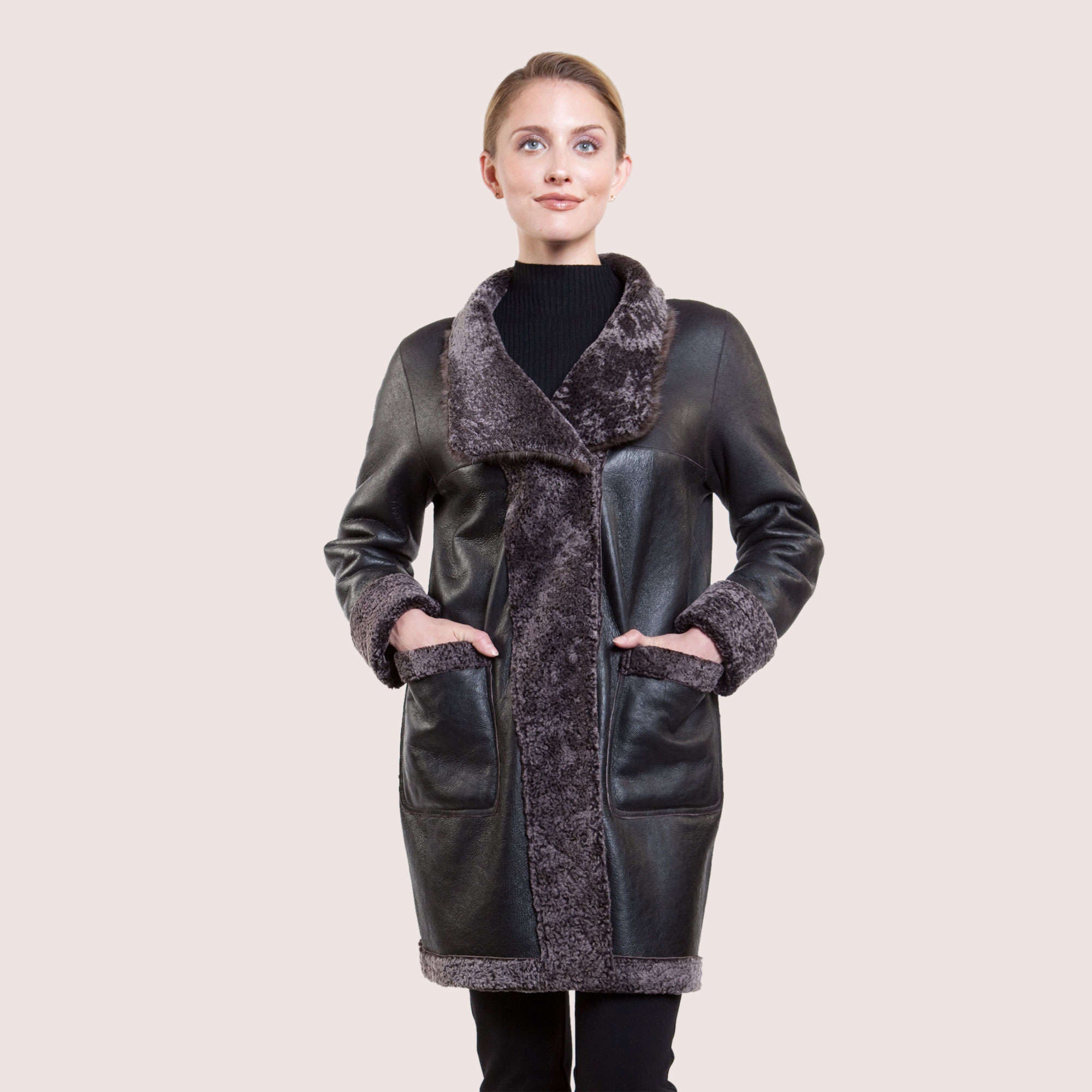 Doris Reversible Shearling Coat