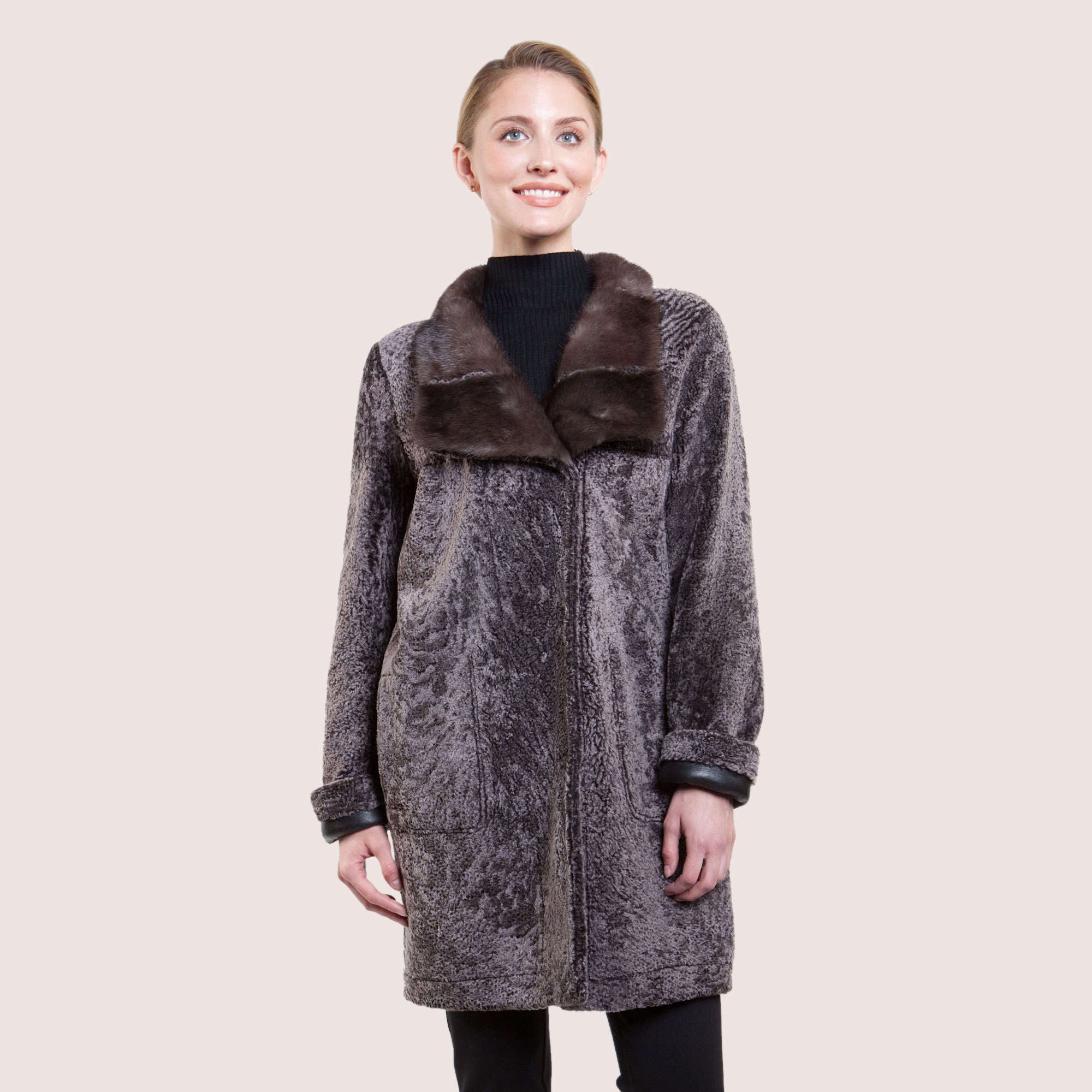 Doris Reversible Shearling Coat