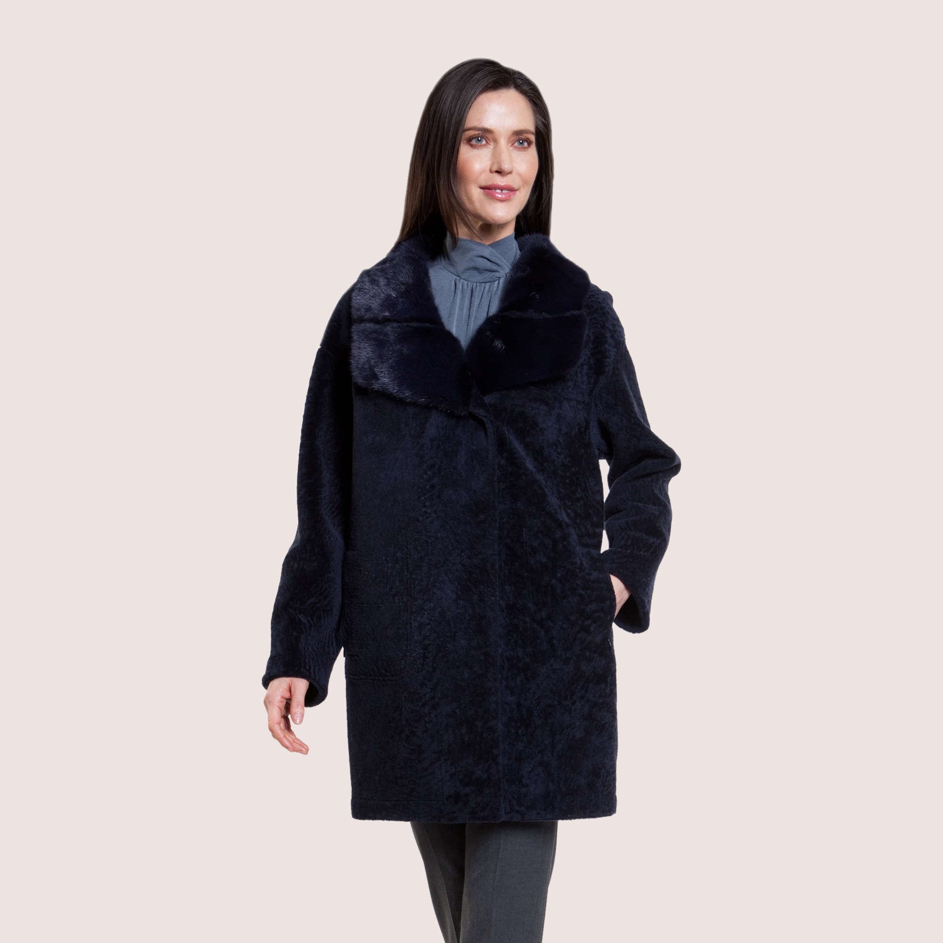 Doris Reversible Shearling Coat