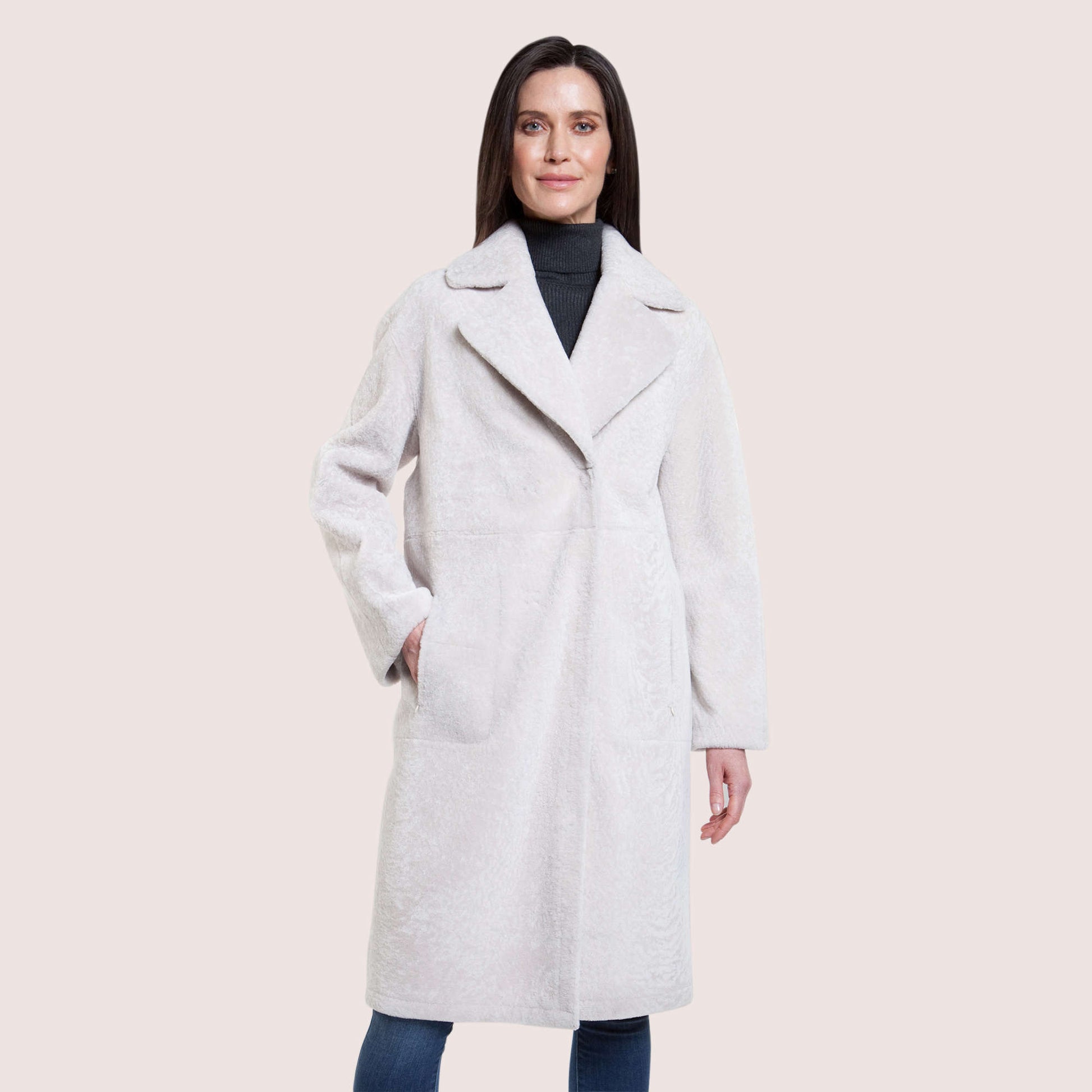 Alexandra Reversible Shearling Coat