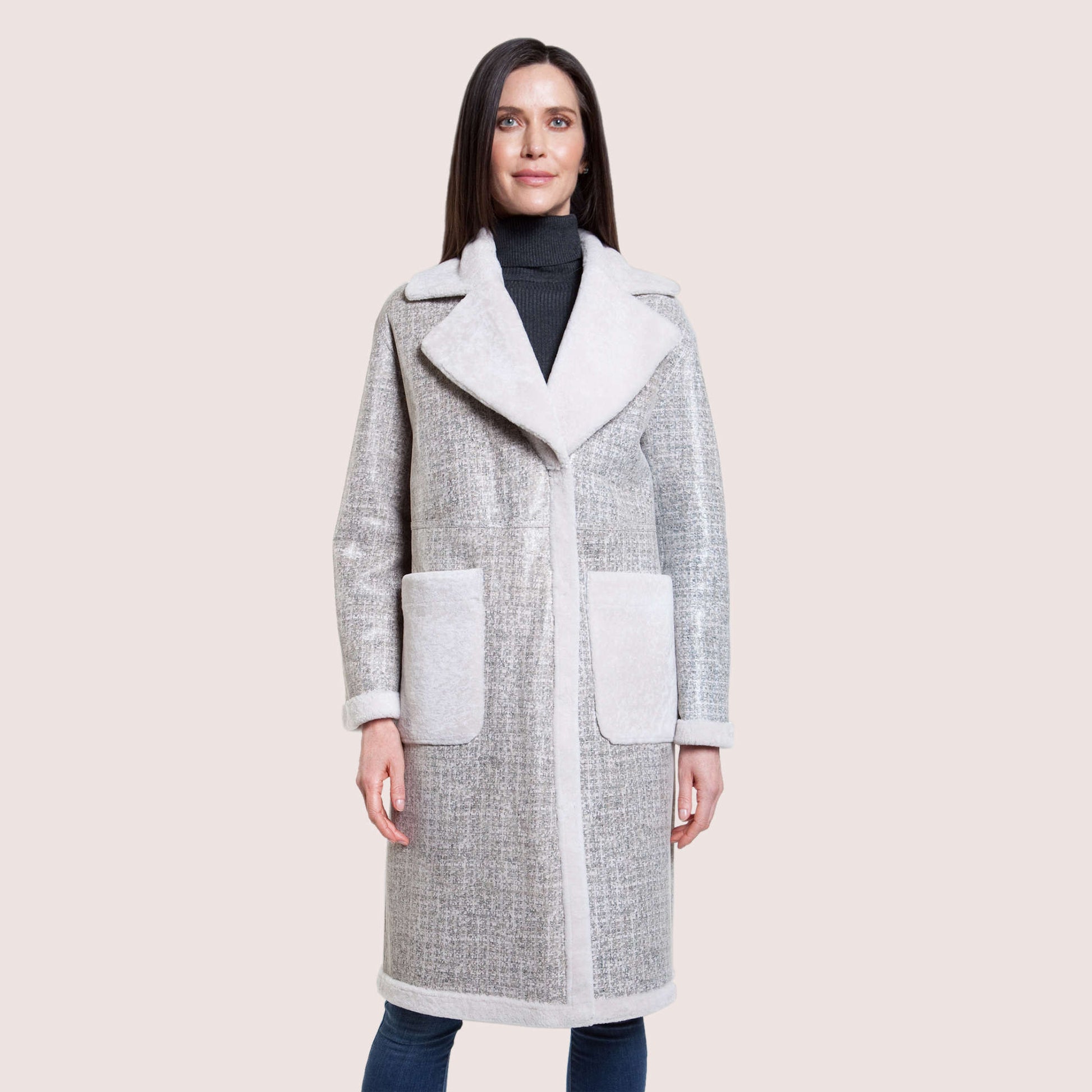 Alexandra Reversible Shearling Coat